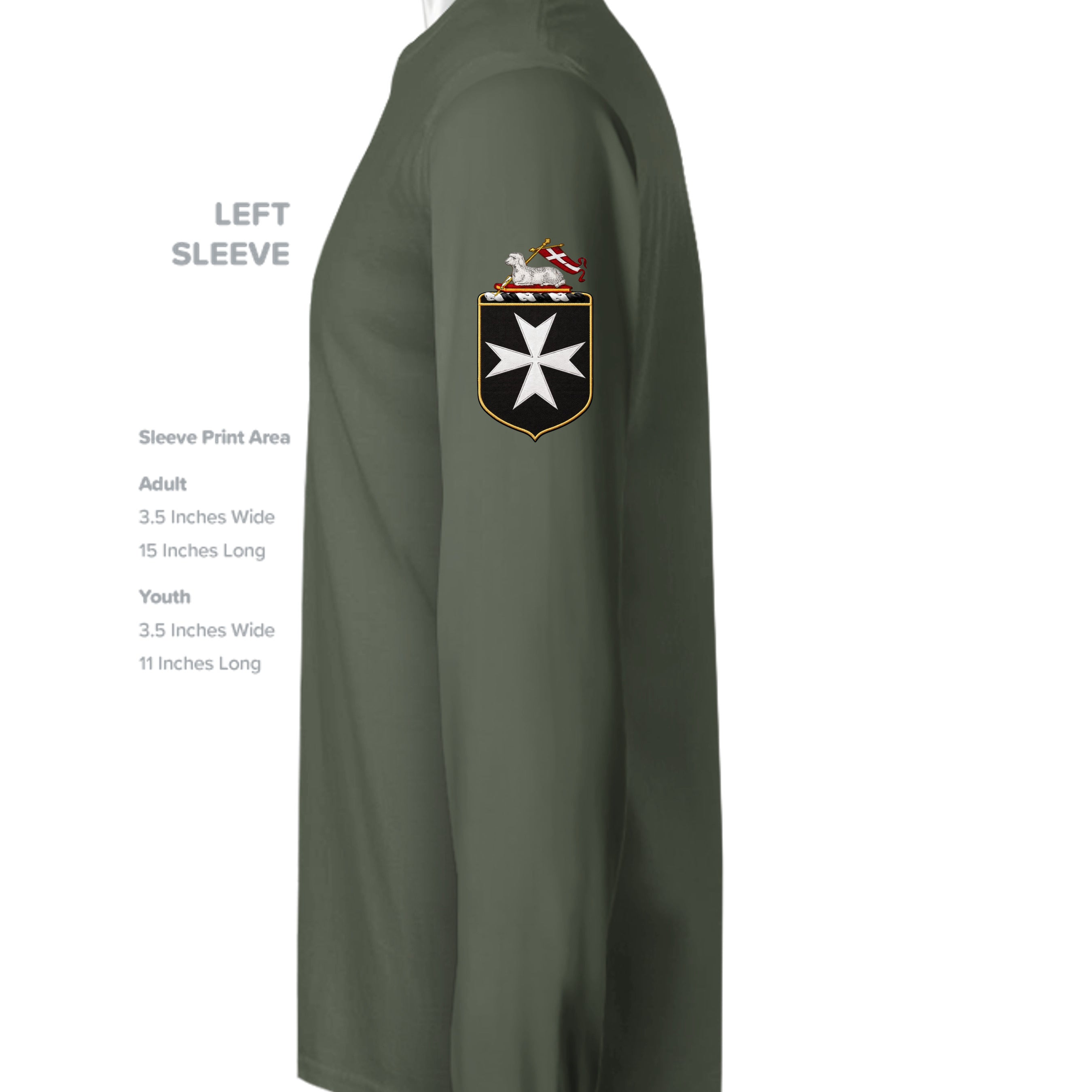 MILITARY GREEN - G180 - SLEEVE_LEFT