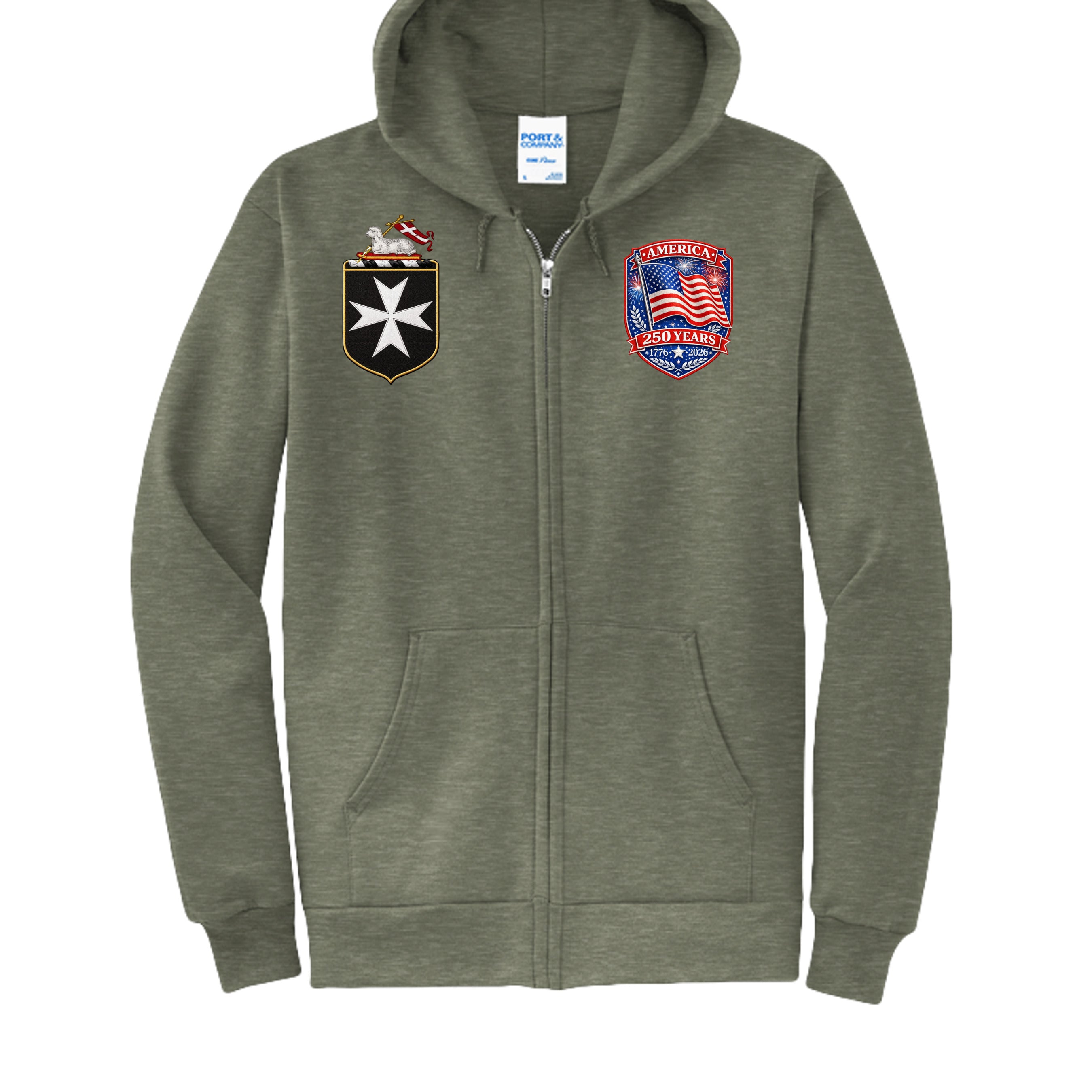 Olive Drab Green Heather - PC78ZH - FRONT
