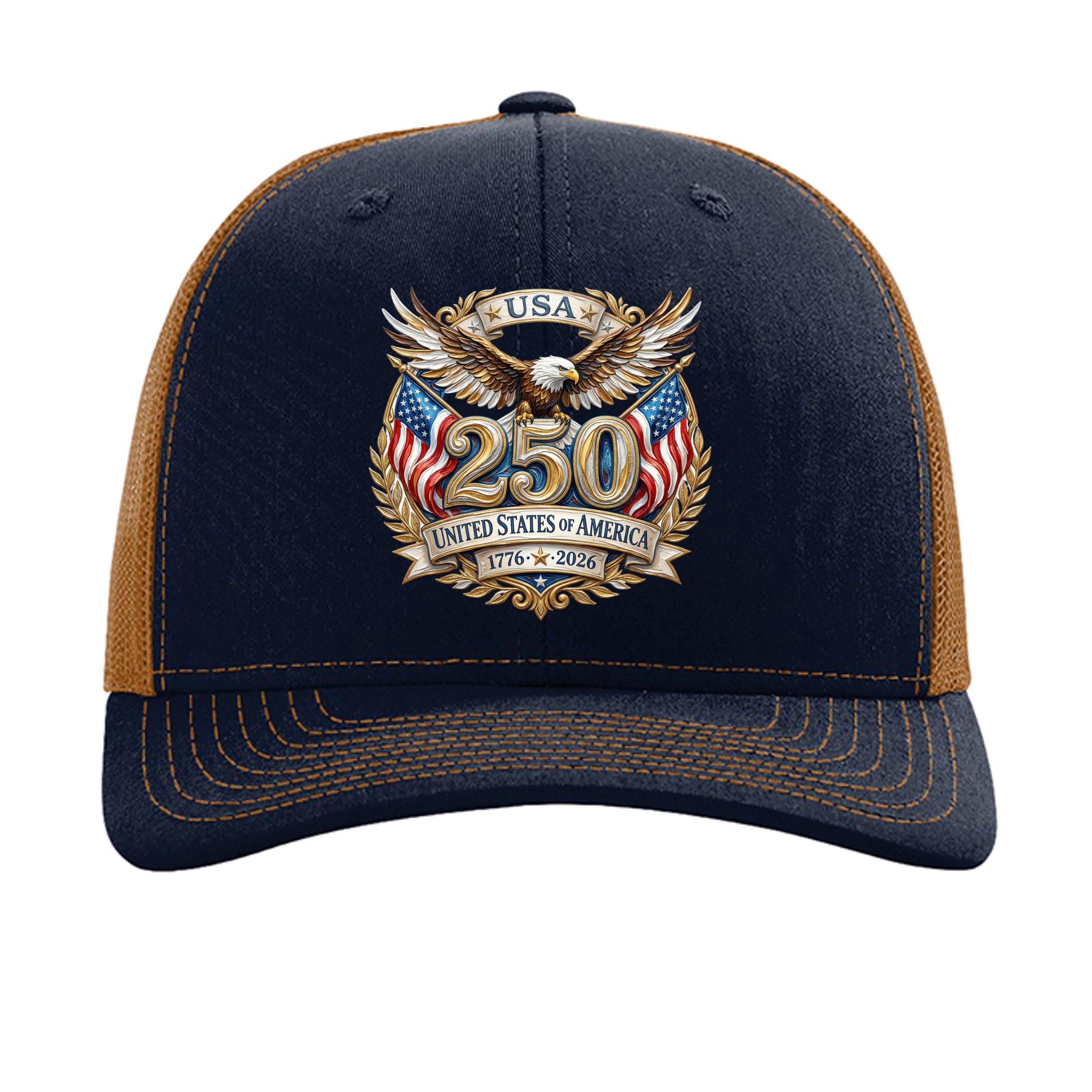 Navy/ Caramel - 112 - FRONT