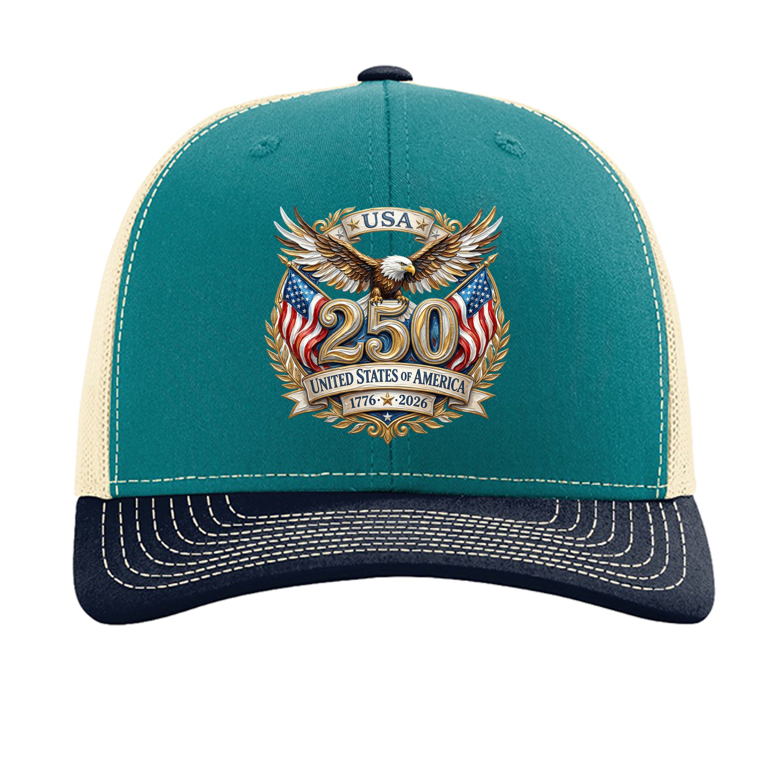 Blue Teal/ Birch/ Navy - 112 - FRONT