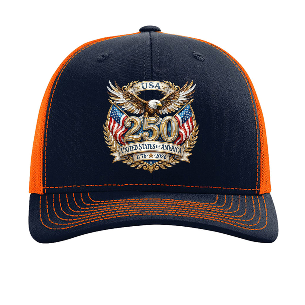 Navy/ Orange - 112 - FRONT