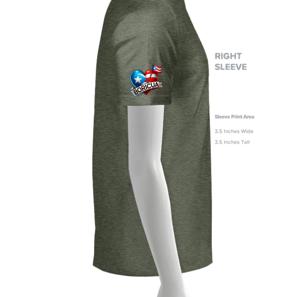 HEATHER MILITARY GREEN - G500 - SLEEVE_RIGHT