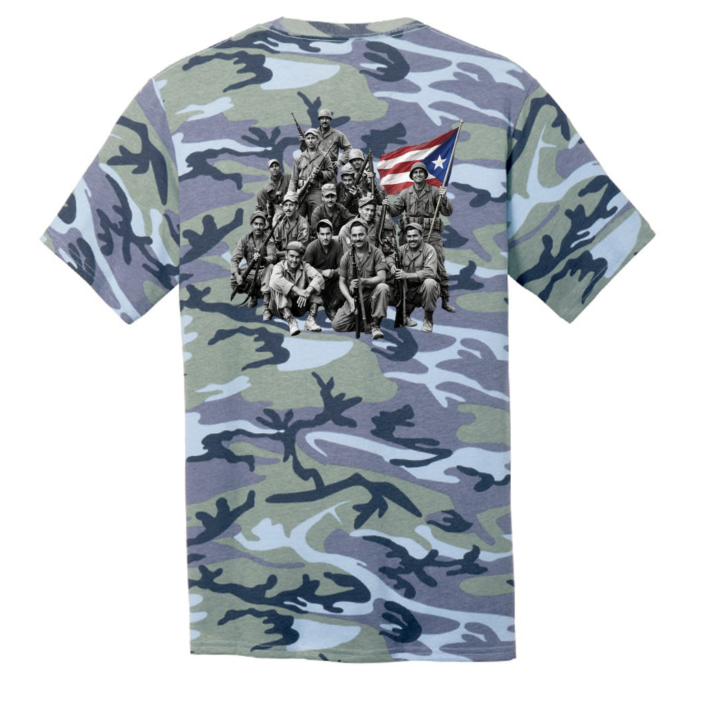 Woodland Blue Camo - PC54C - BACK