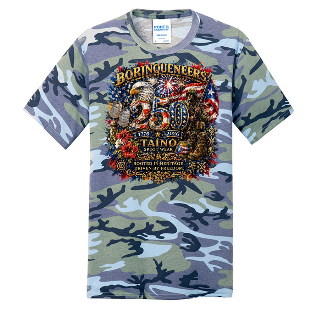 Woodland Blue Camo - PC54C - FRONT