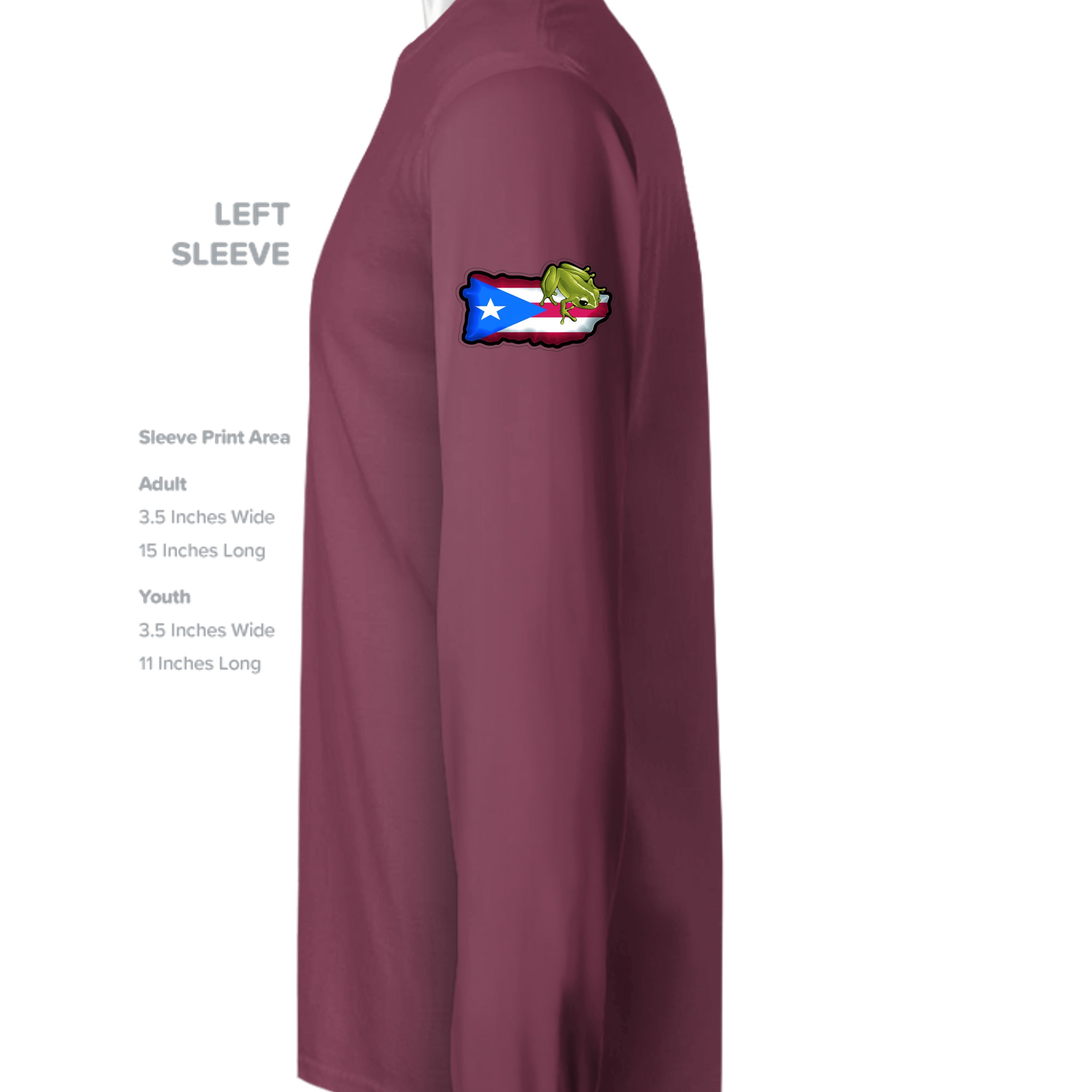 SPORT MAROON - TT11L - SLEEVE_LEFT
