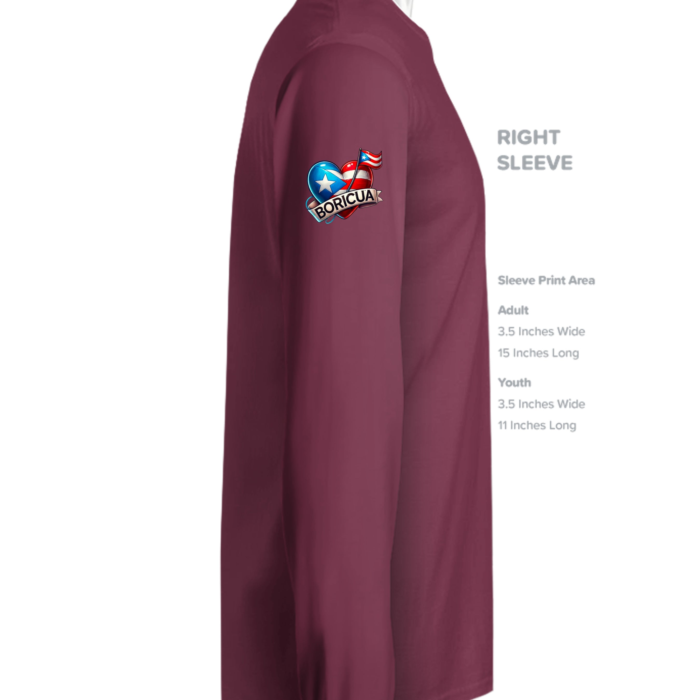 SPORT MAROON - TT11L - SLEEVE_RIGHT