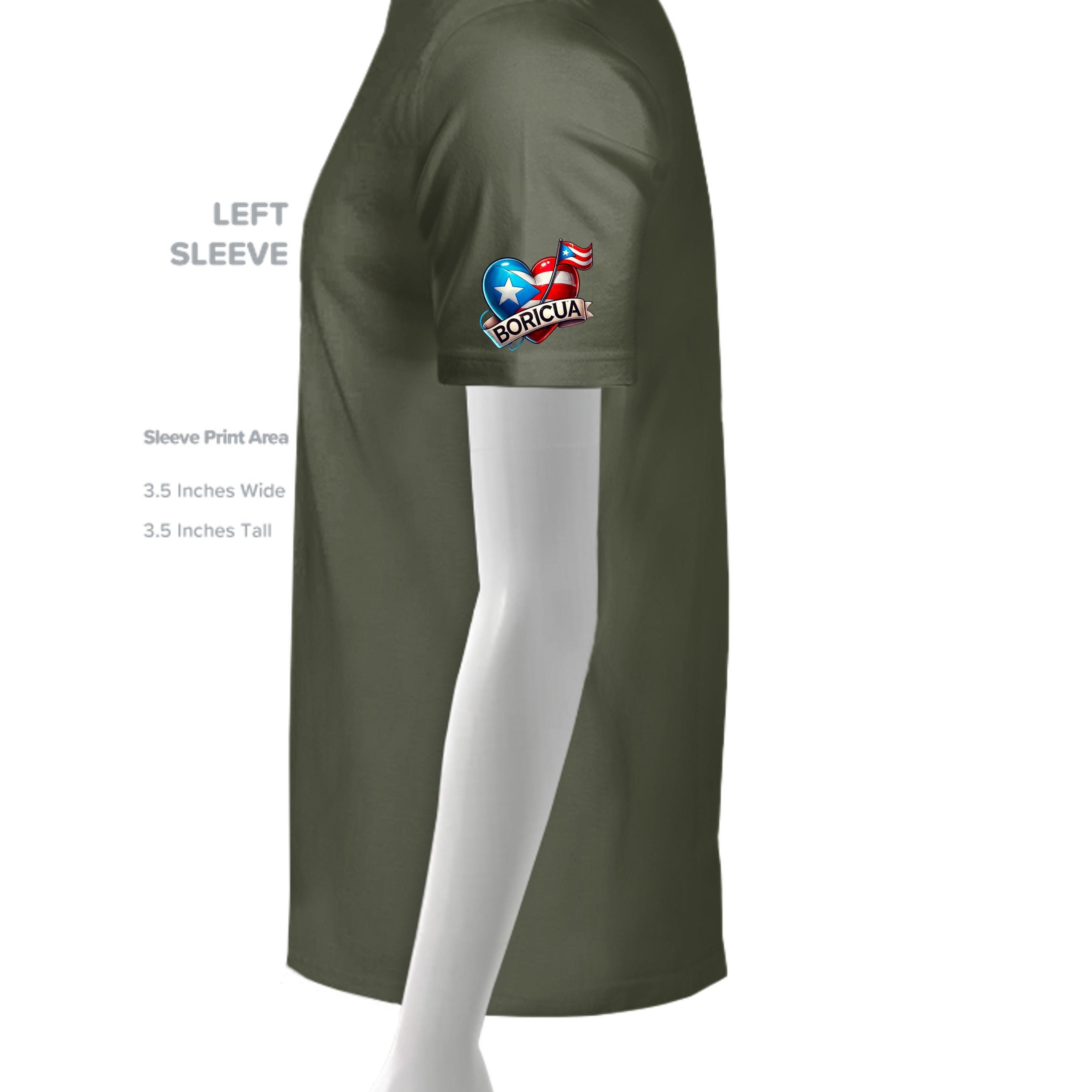 MILITARY GREEN - 3005 - SLEEVE_LEFT