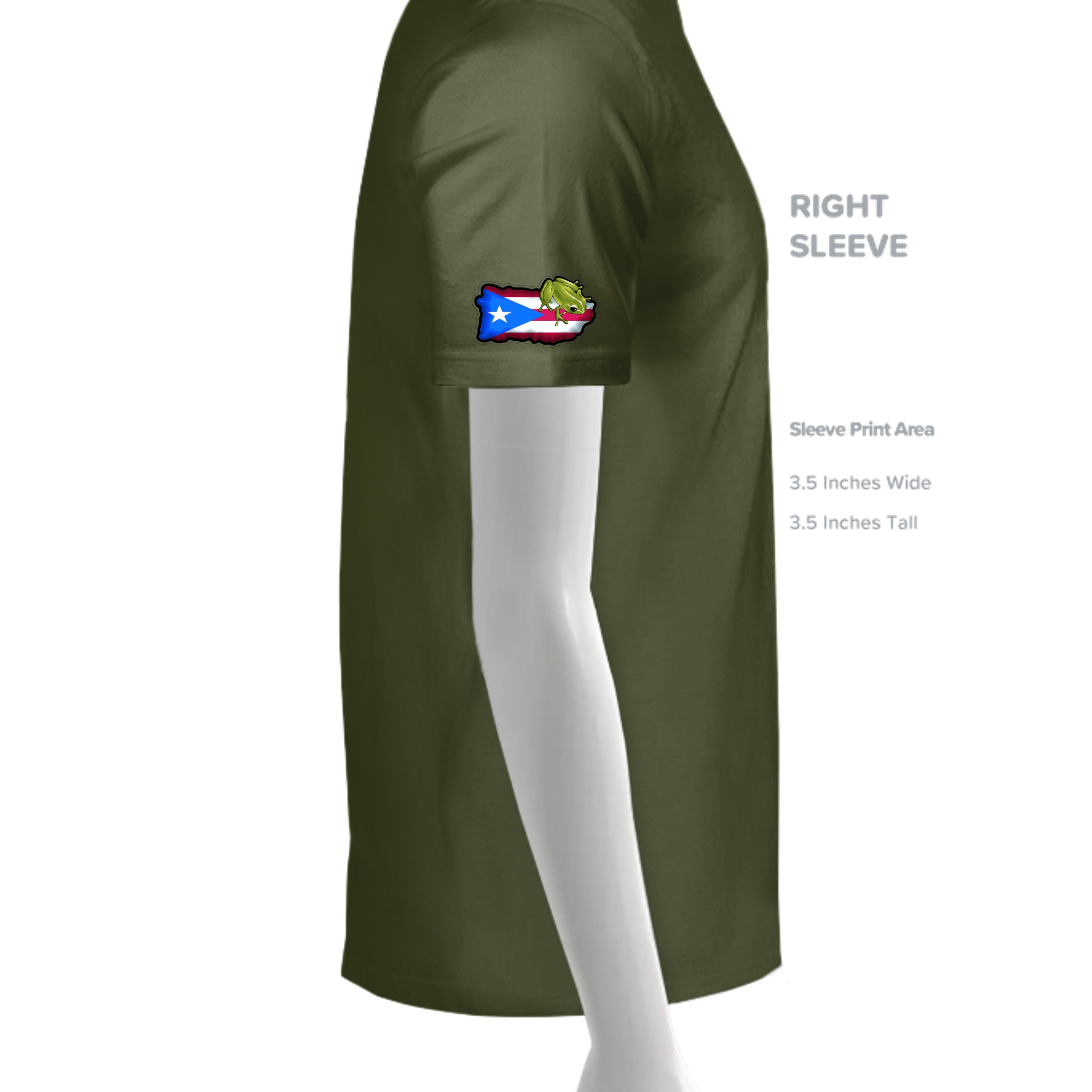 MILITARY GREEN - G500 - SLEEVE_RIGHT