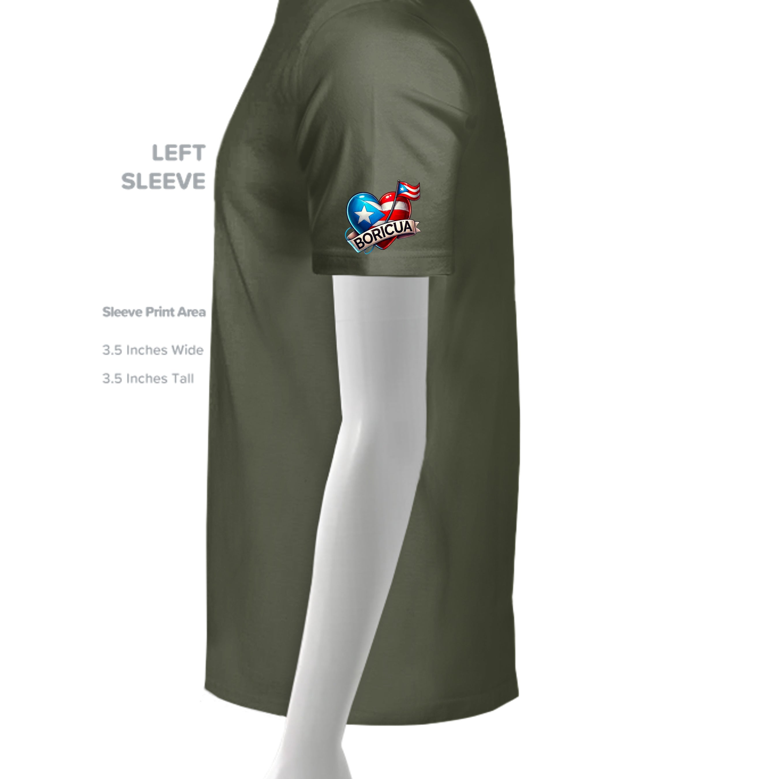 MILITARY GREEN - 3005 - SLEEVE_LEFT