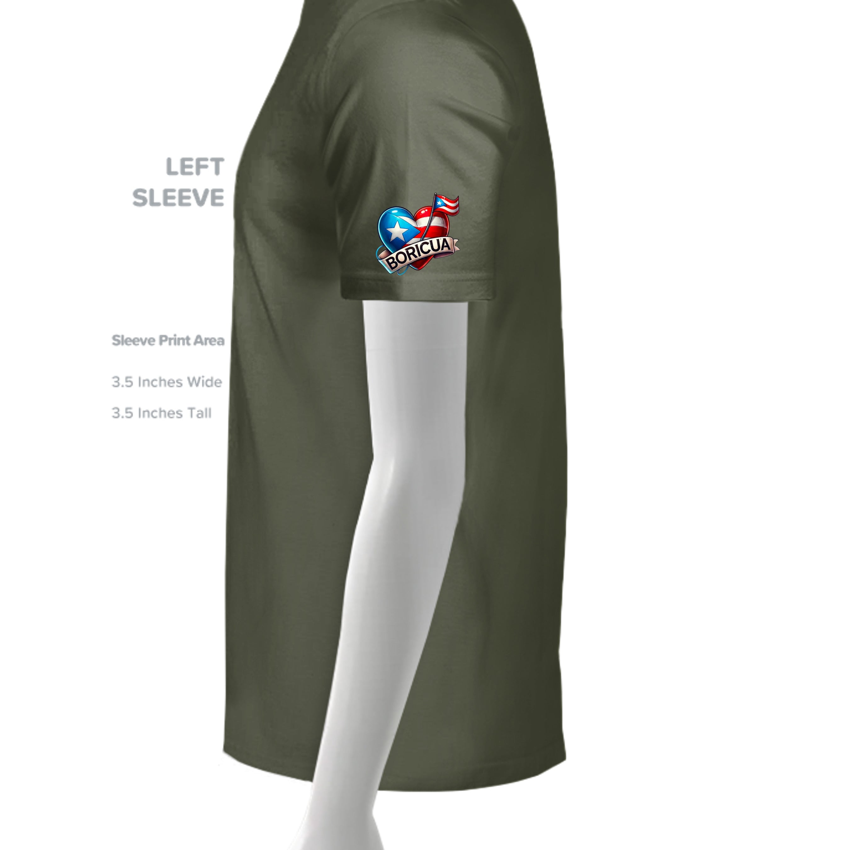 MILITARY GREEN - 3005 - SLEEVE_LEFT