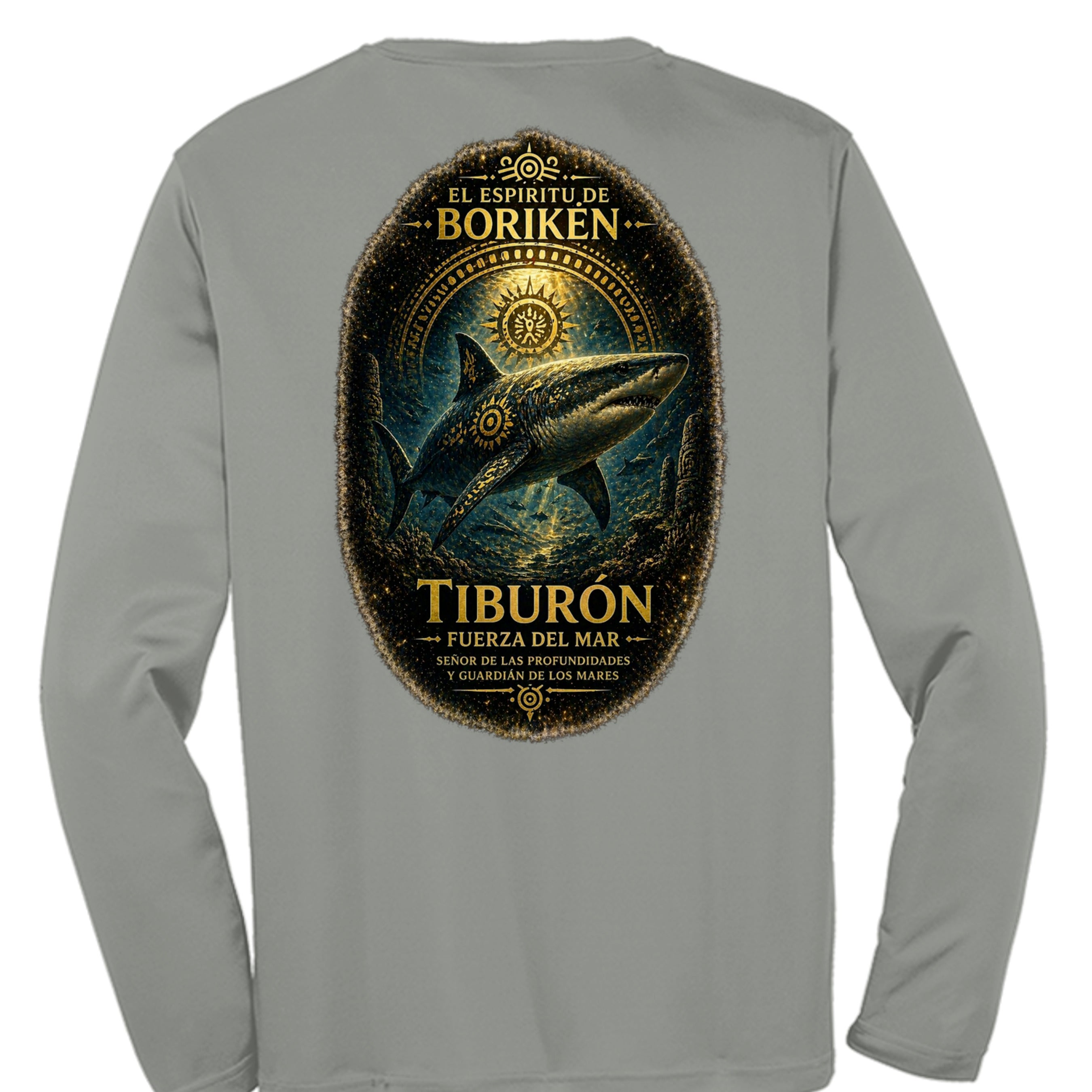 Grey Concrete Heather - ST350LS - BACK