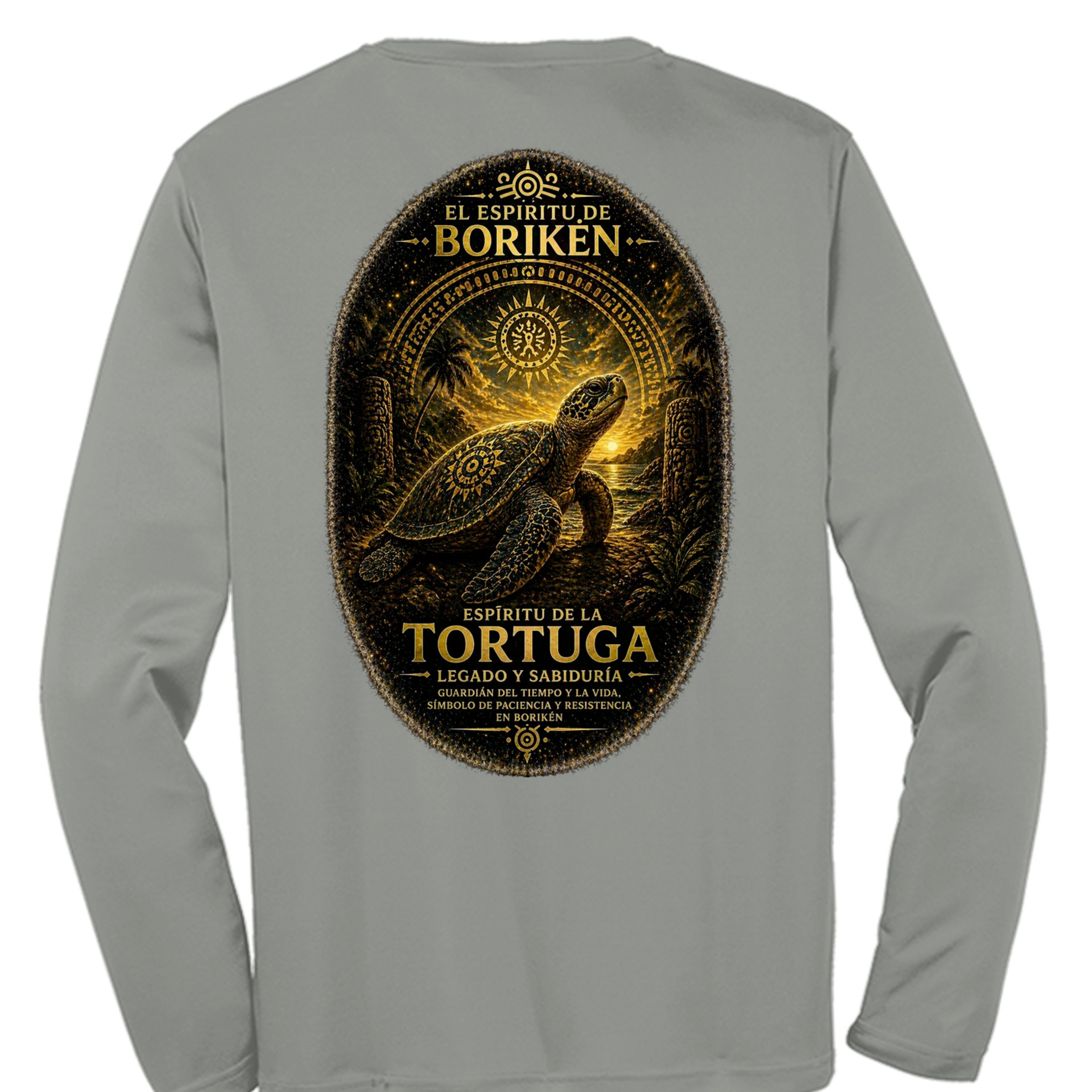 Grey Concrete Heather - ST350LS - BACK