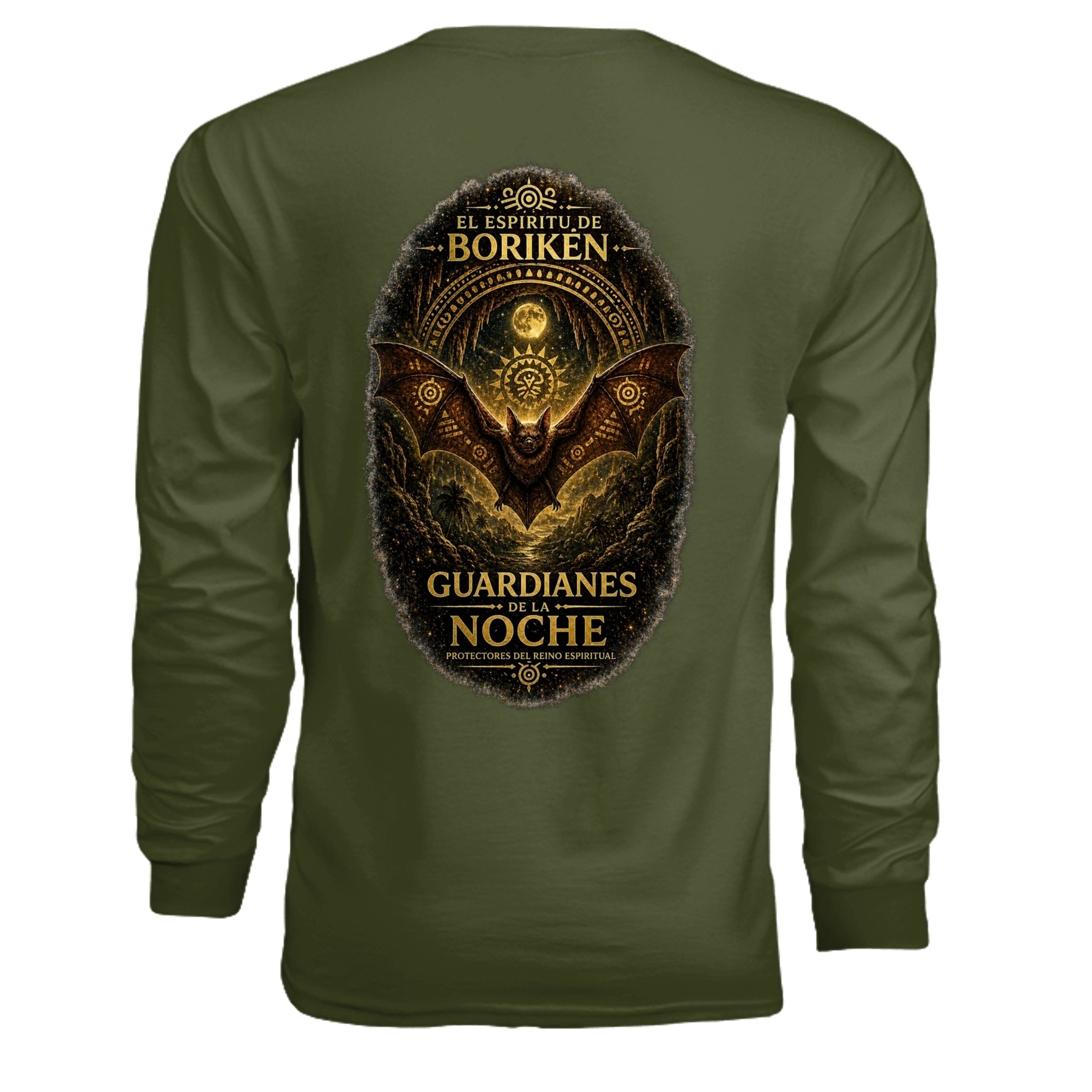 MILITARY GREEN - G240 - BACK