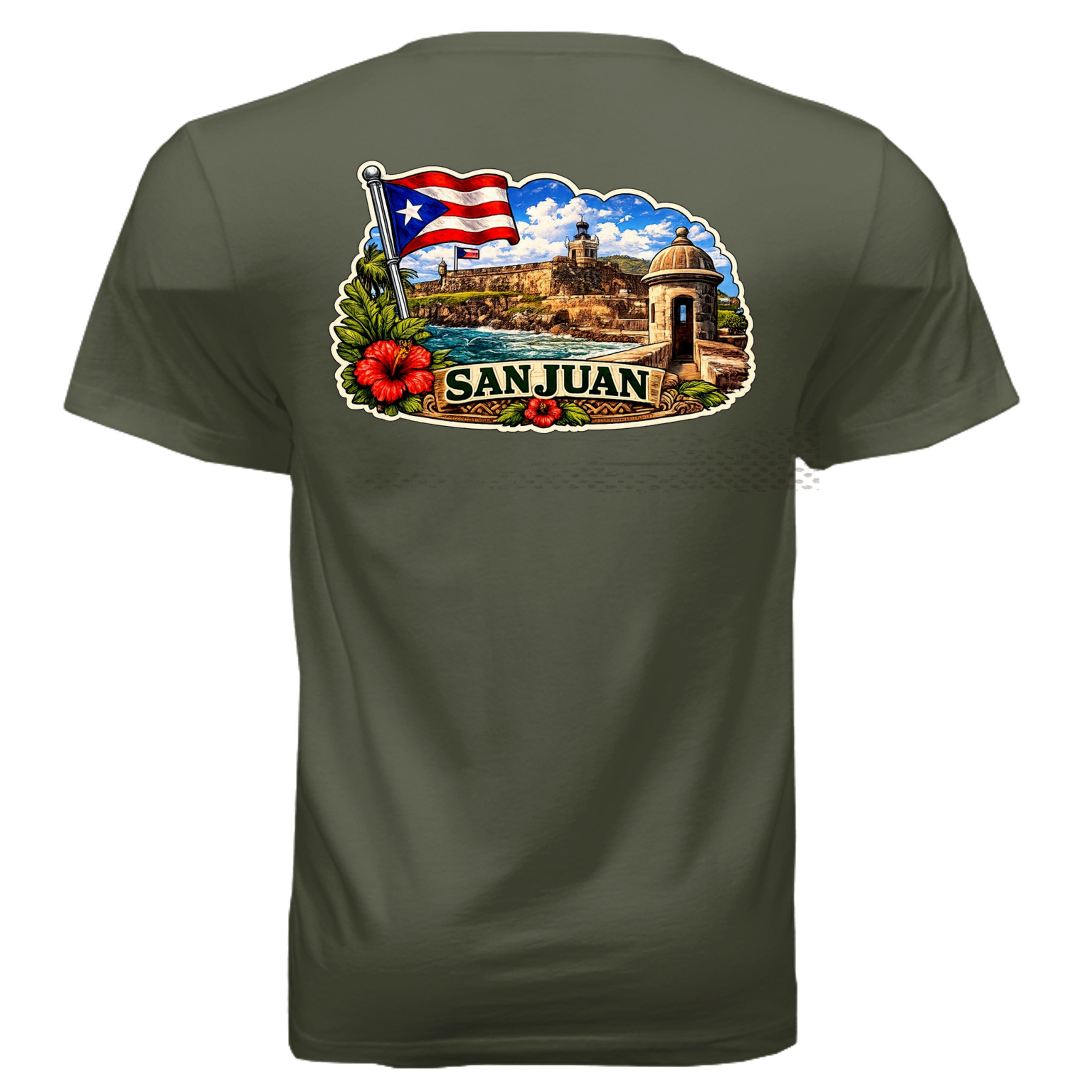 MILITARY GREEN - 3005 - BACK