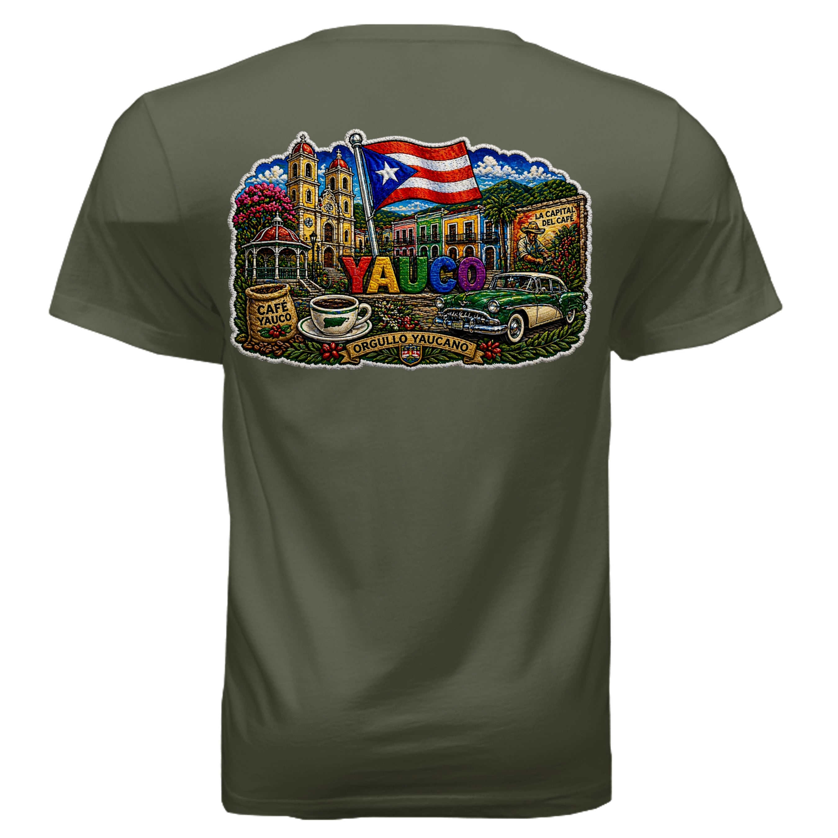 MILITARY GREEN - 3005 - BACK