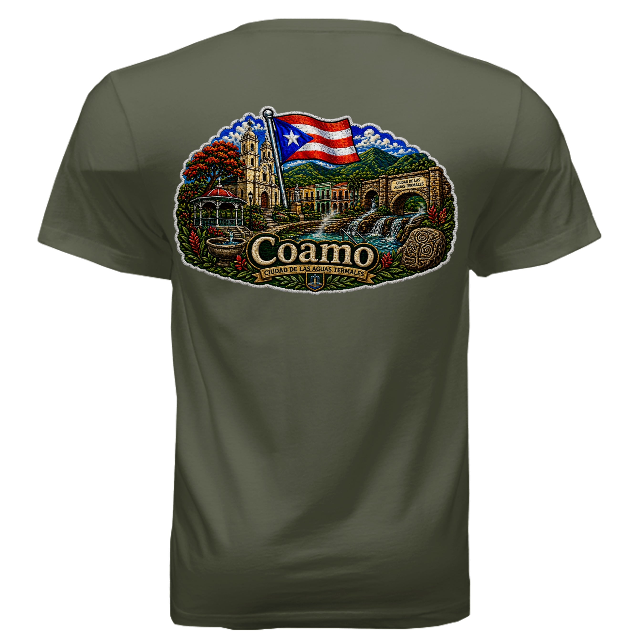 MILITARY GREEN - 3005 - BACK