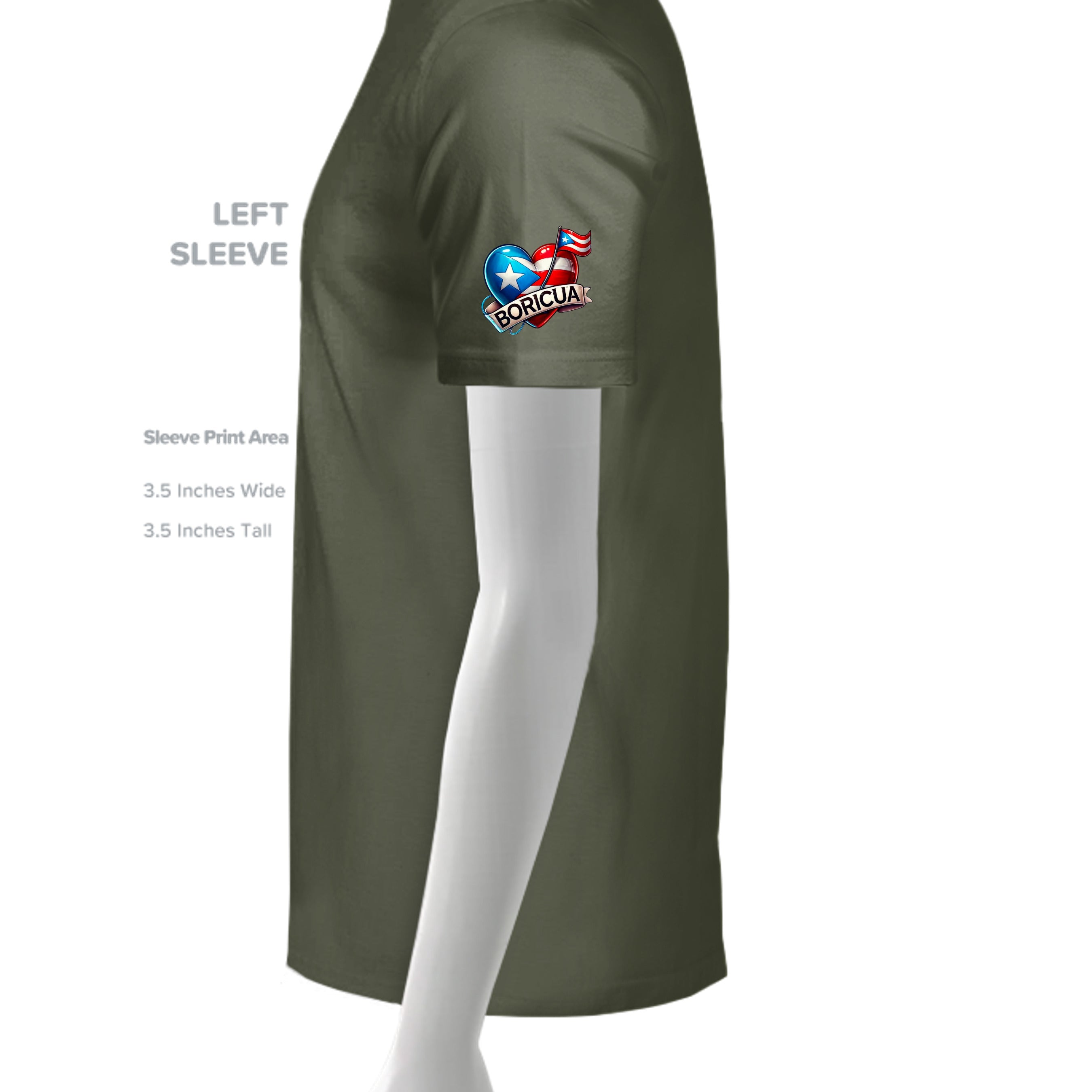 MILITARY GREEN - 3005 - SLEEVE_LEFT