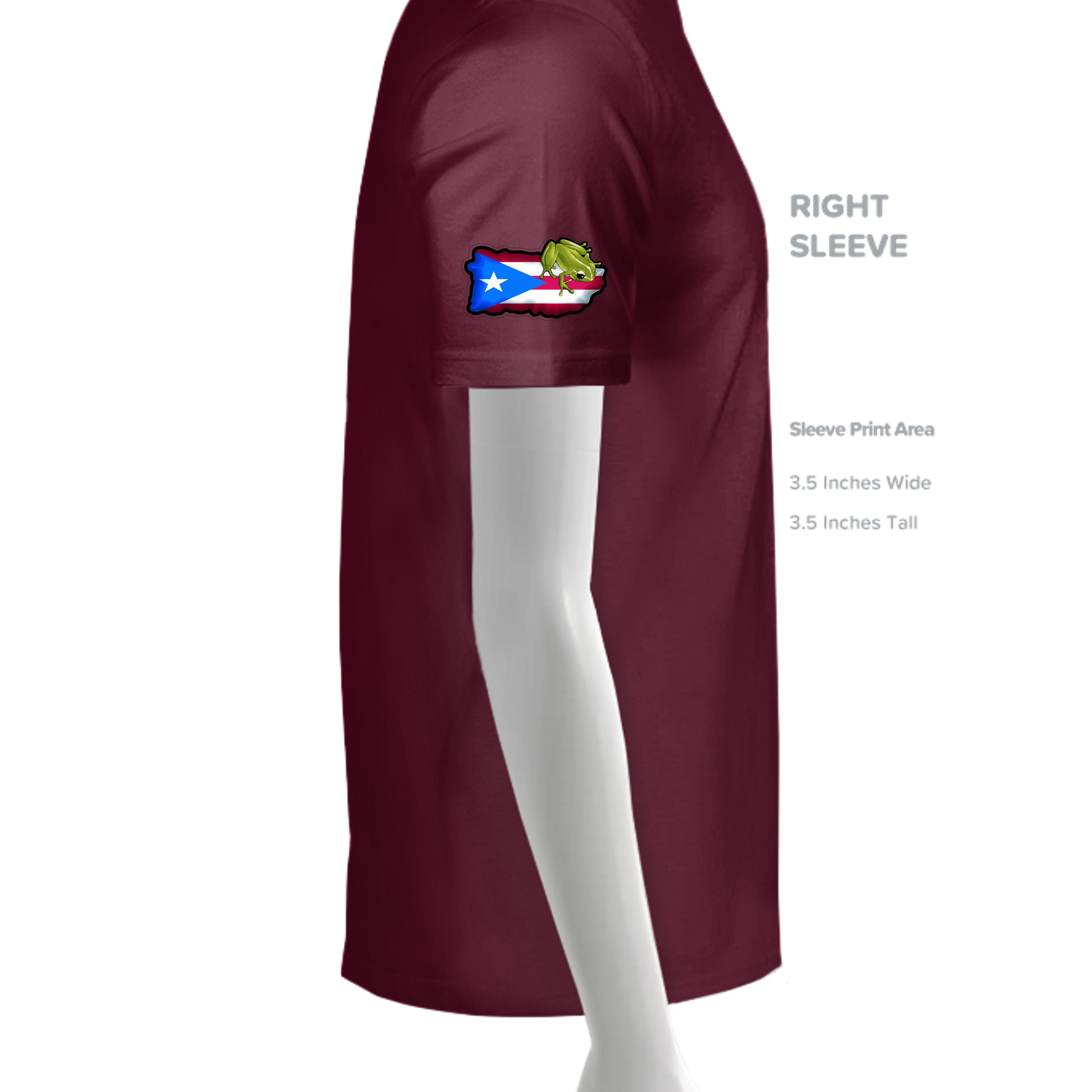 MAROON - G500 - SLEEVE_RIGHT