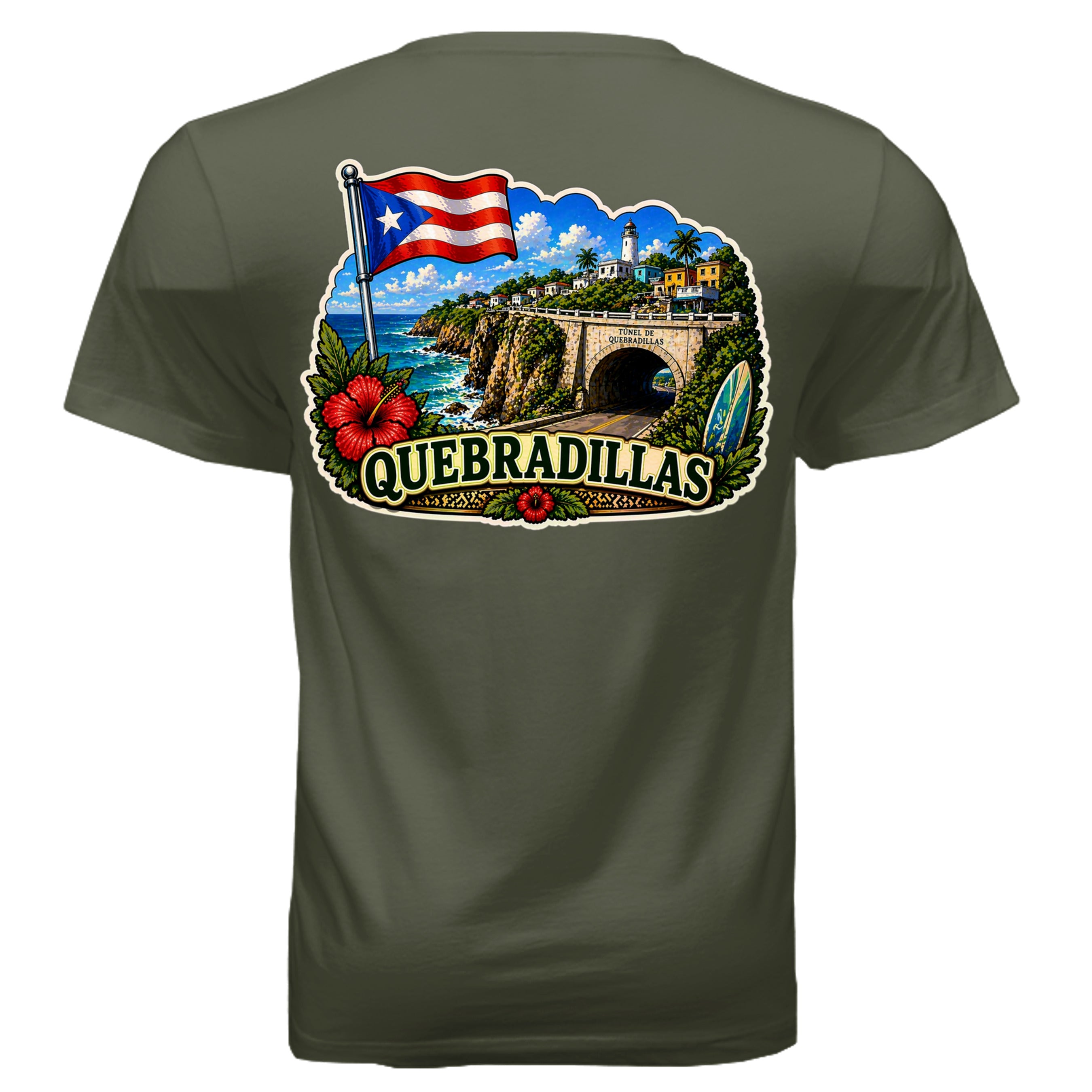 MILITARY GREEN - 3005 - BACK