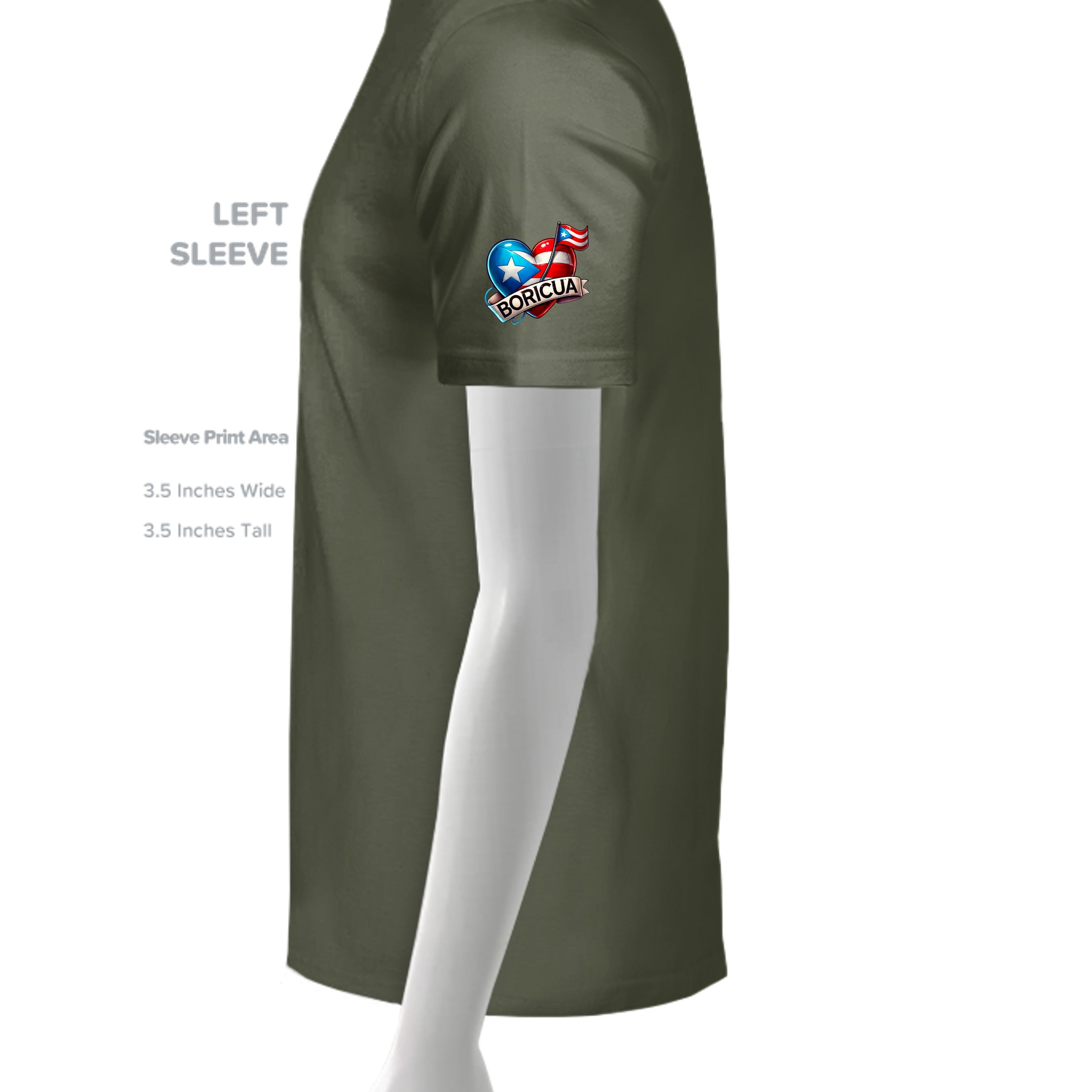 MILITARY GREEN - 3005 - SLEEVE_LEFT