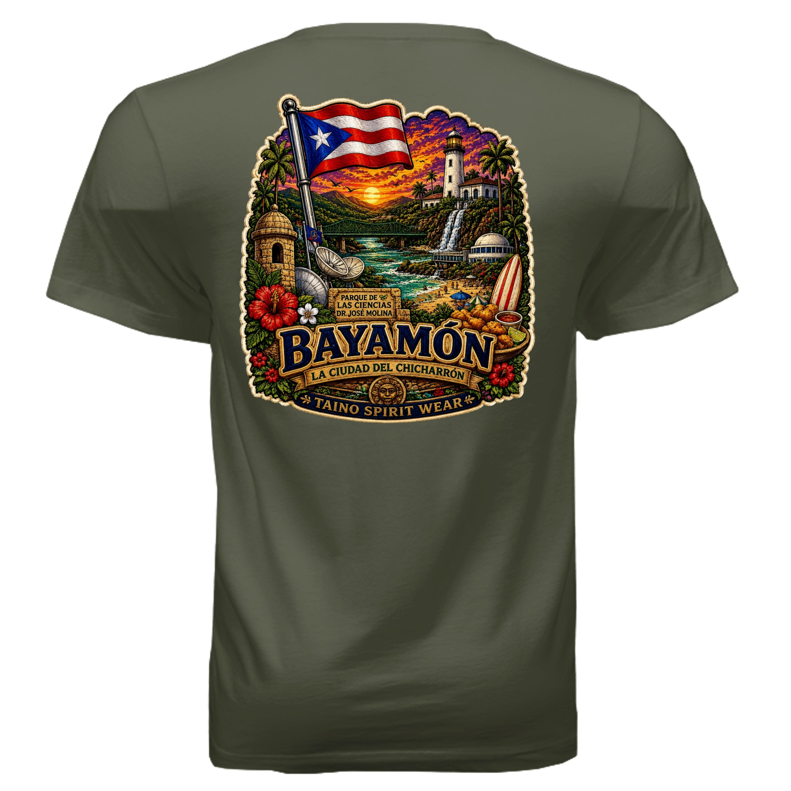 MILITARY GREEN - 3005 - BACK