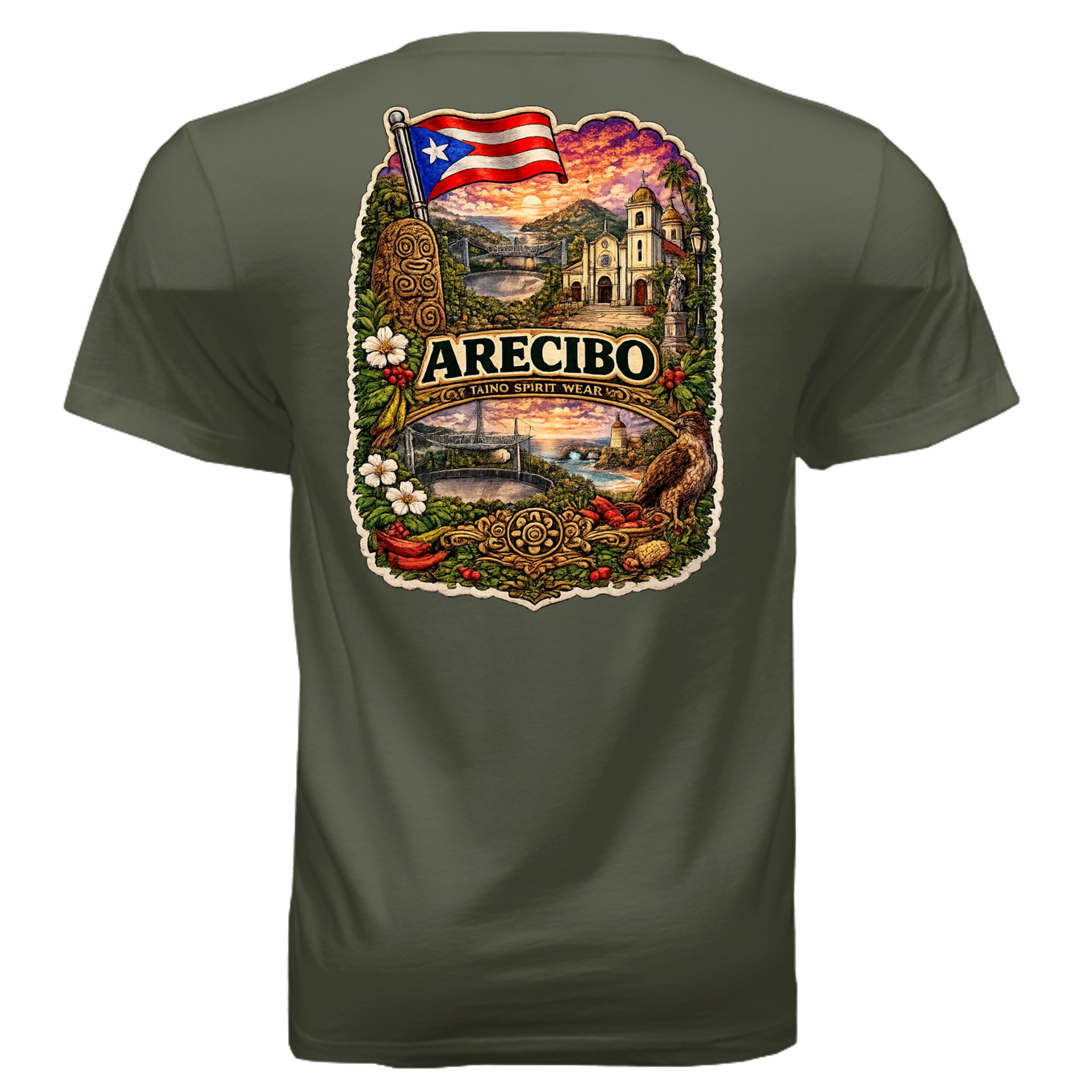 MILITARY GREEN - 3005 - BACK