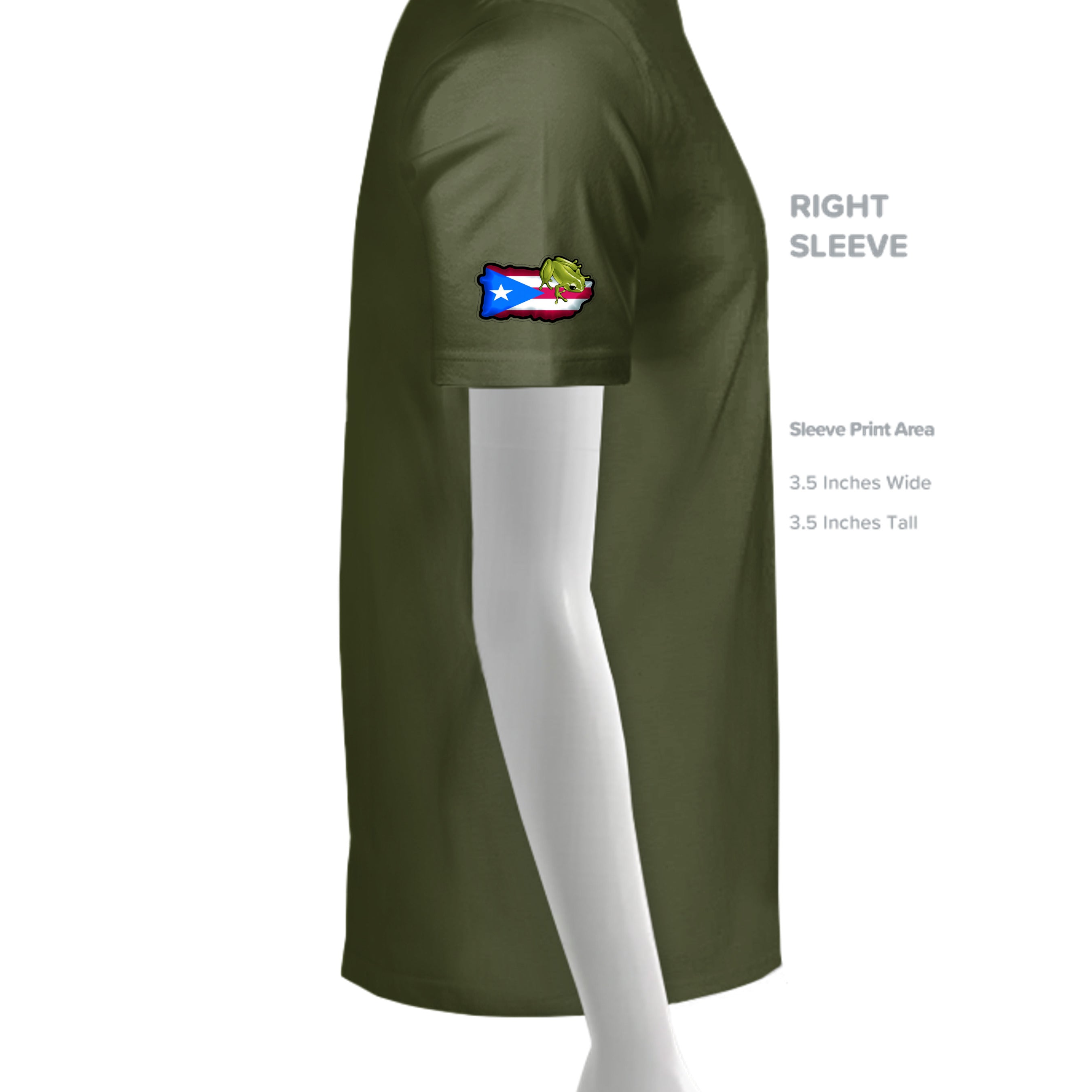 MILITARY GREEN - G500 - SLEEVE_RIGHT