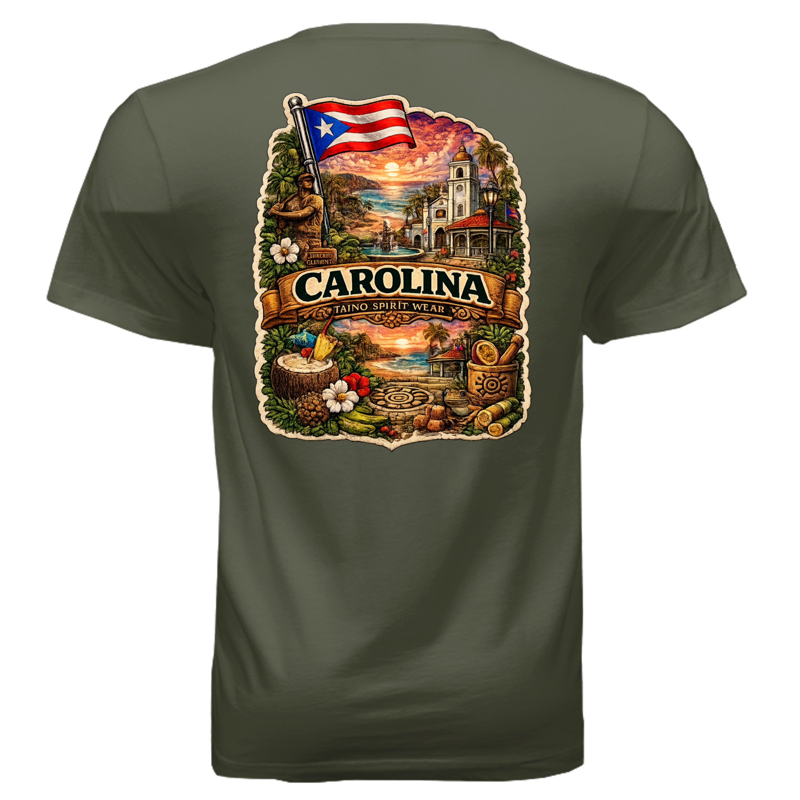 MILITARY GREEN - 3005 - BACK