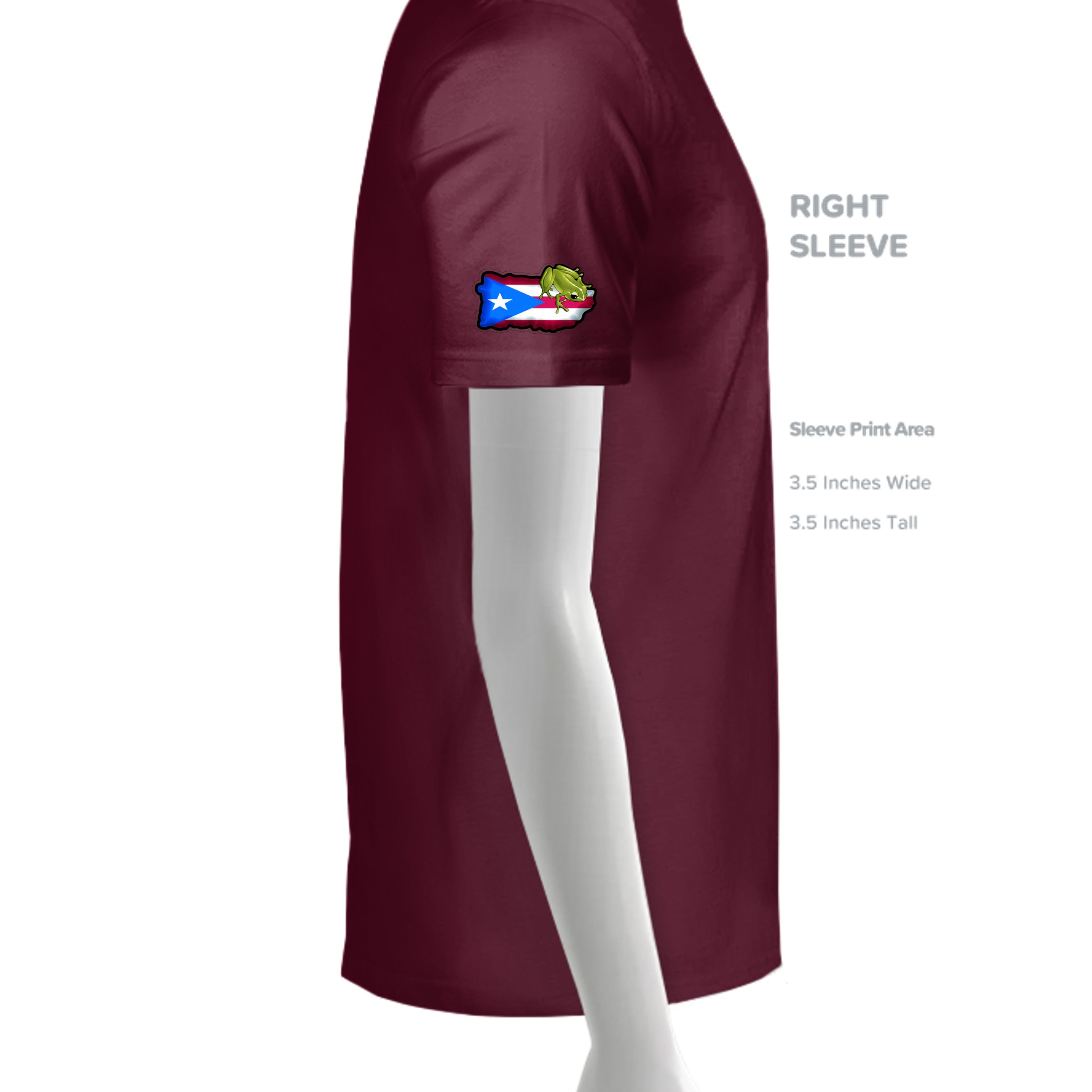 MAROON - G500 - SLEEVE_RIGHT