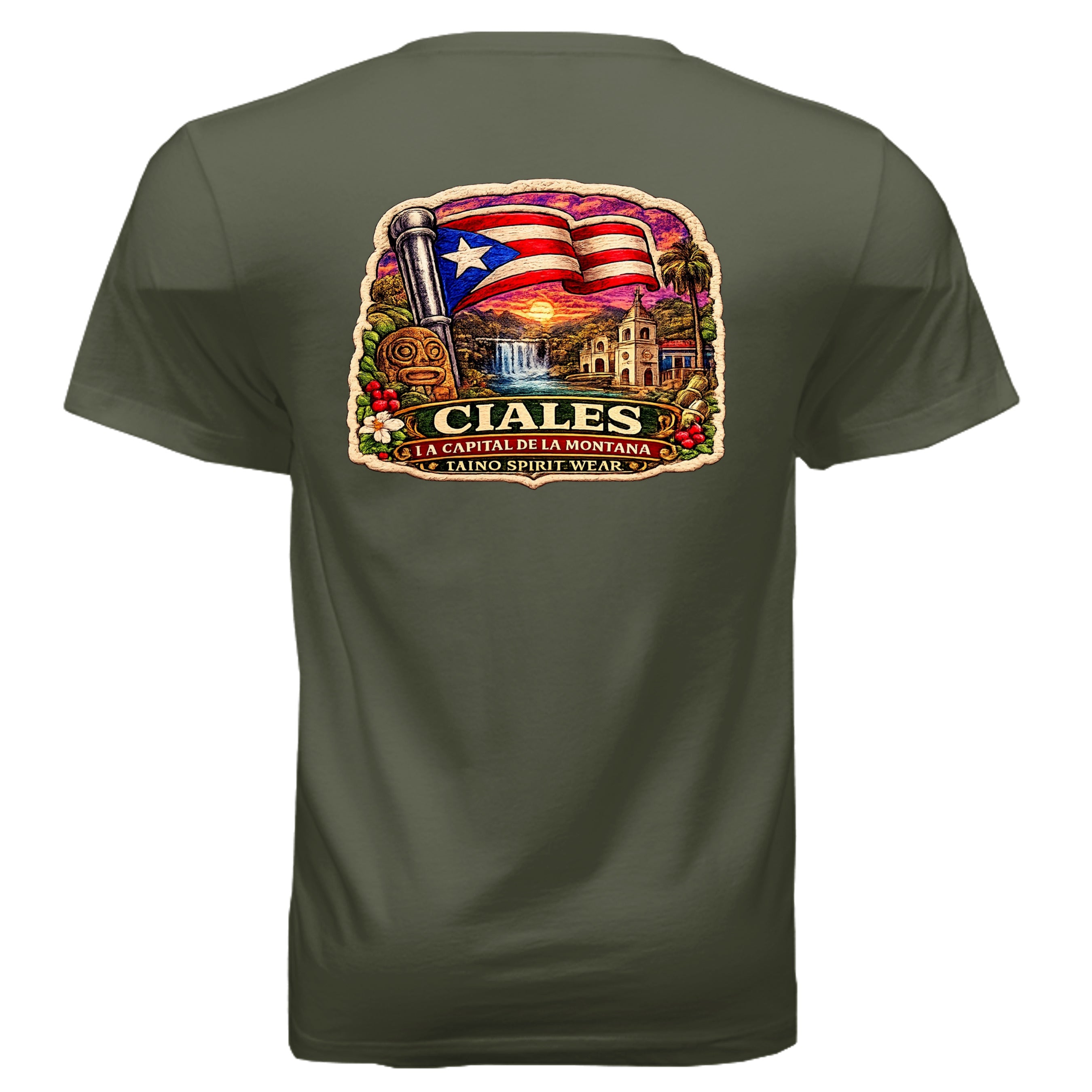 MILITARY GREEN - 3005 - BACK