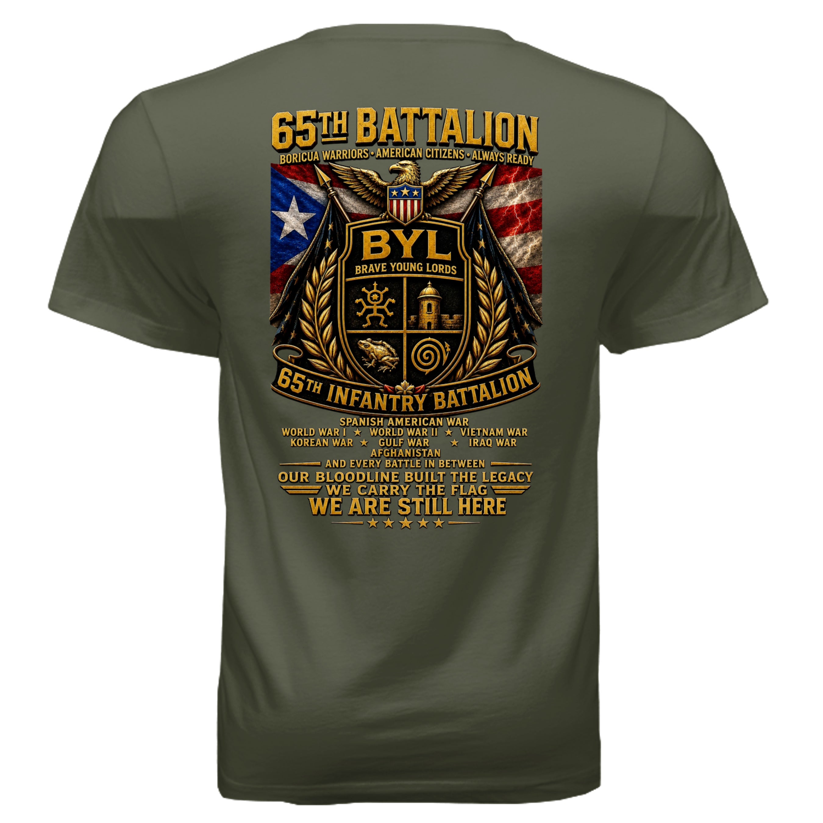 MILITARY GREEN - 3005 - BACK