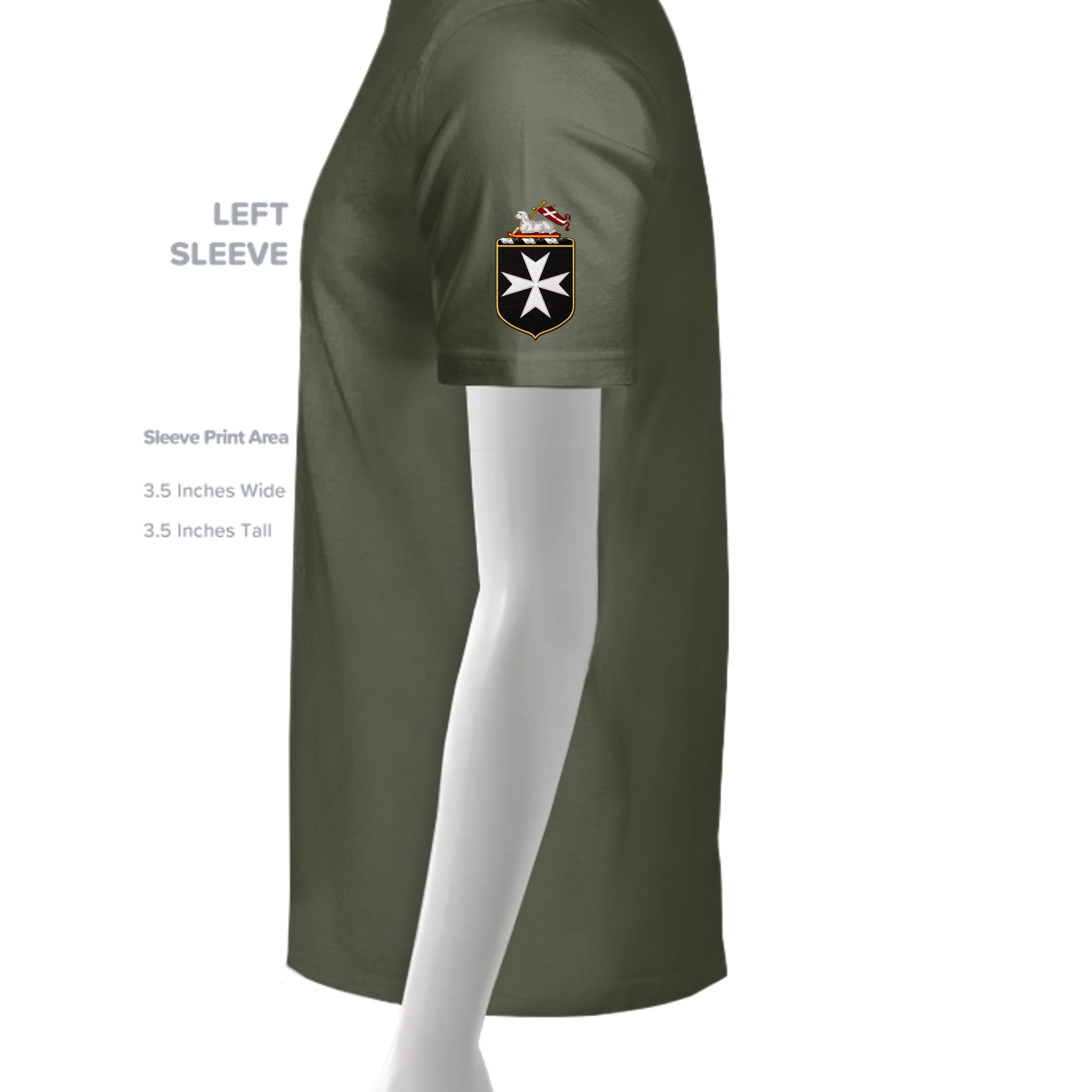 MILITARY GREEN - 3005 - SLEEVE_LEFT