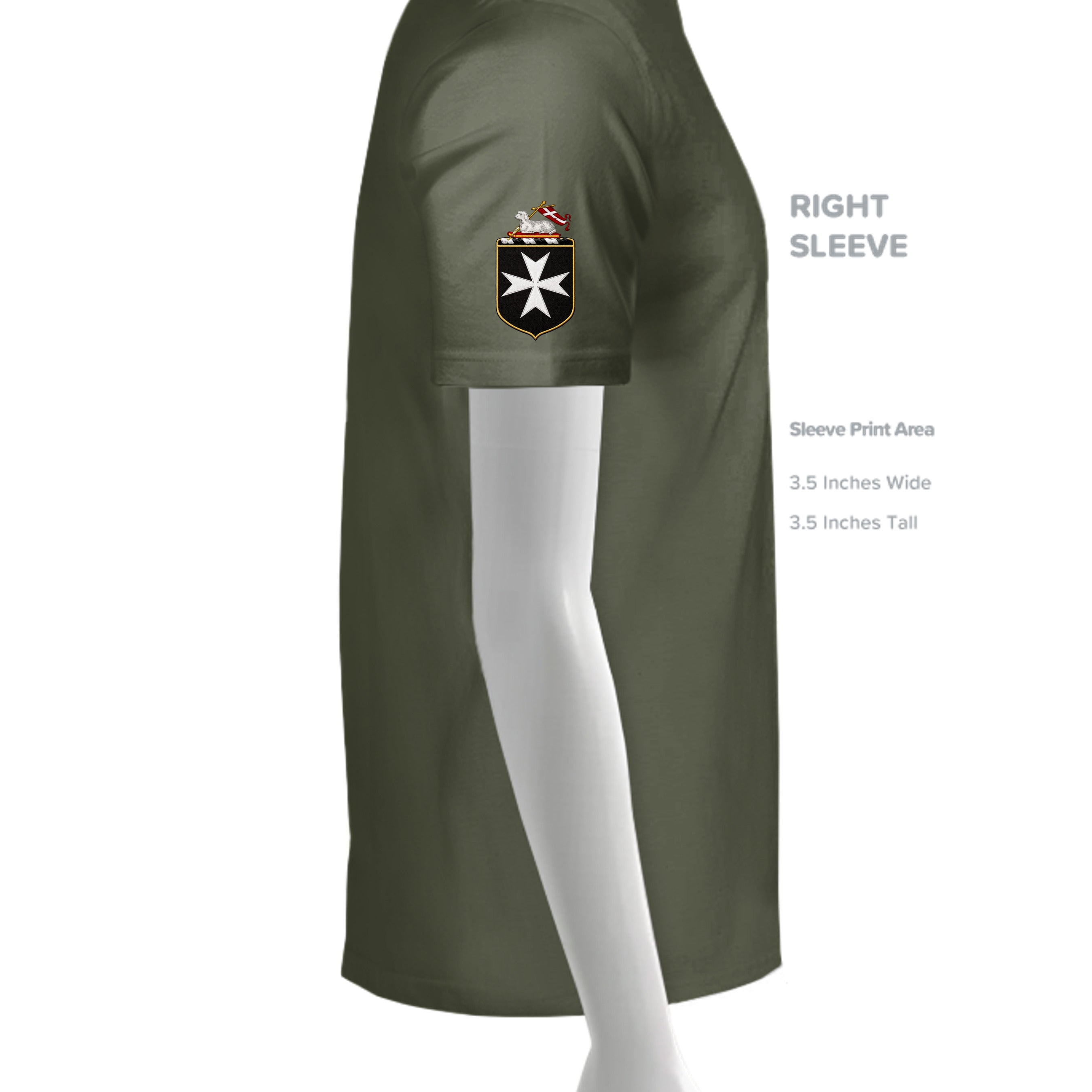 MILITARY GREEN - 3005 - SLEEVE_RIGHT