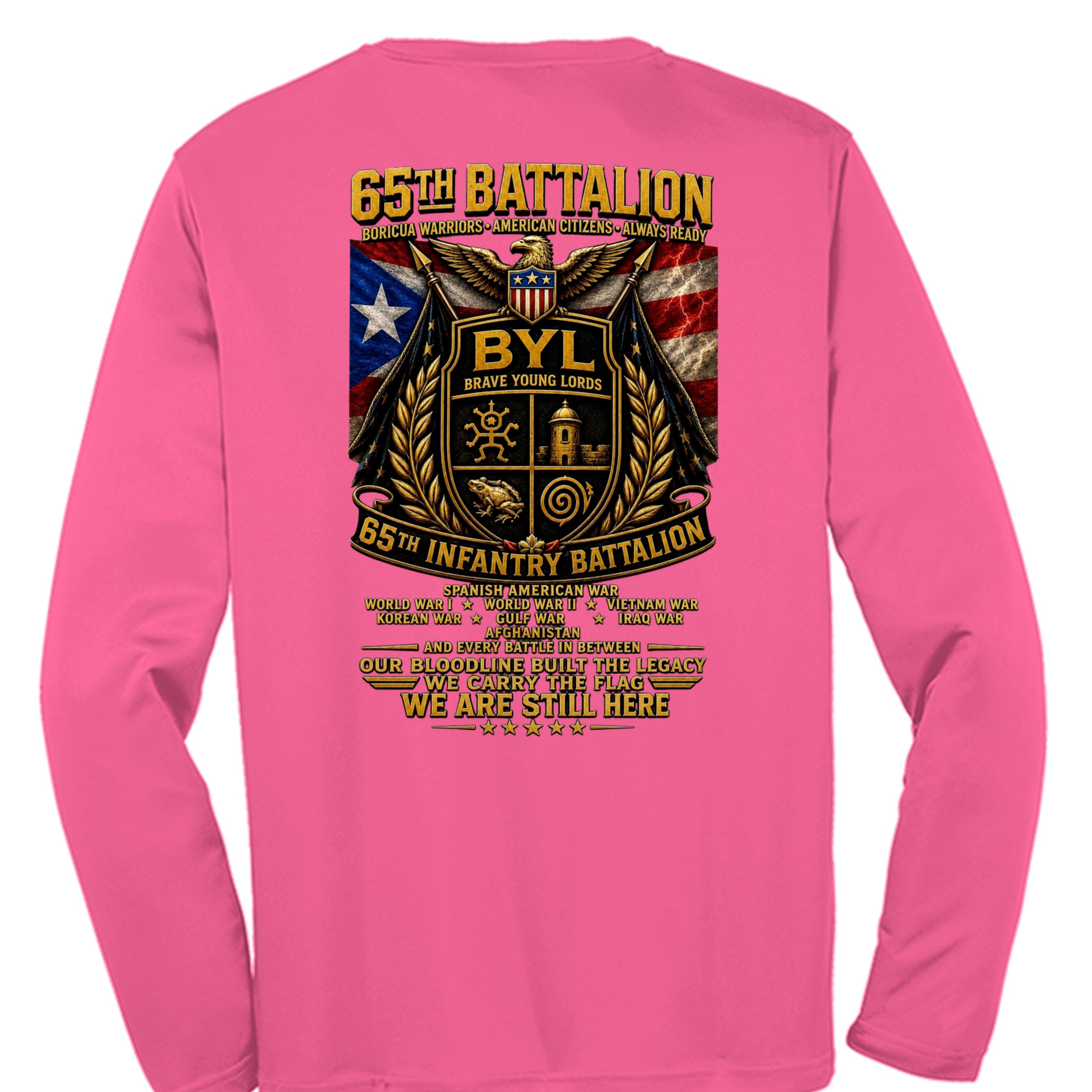 Neon Pink - ST350LS - BACK