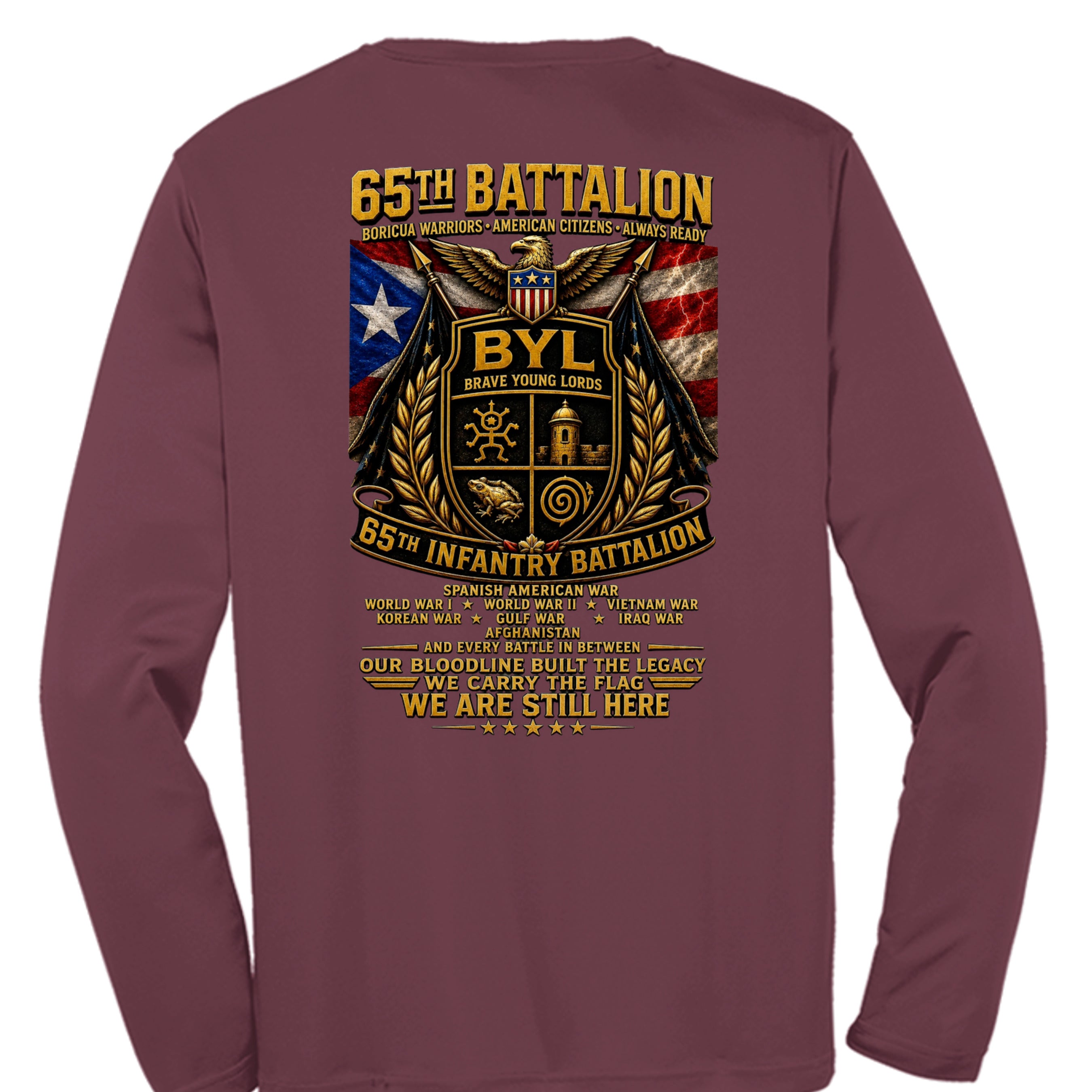 Maroon - ST350LS - BACK