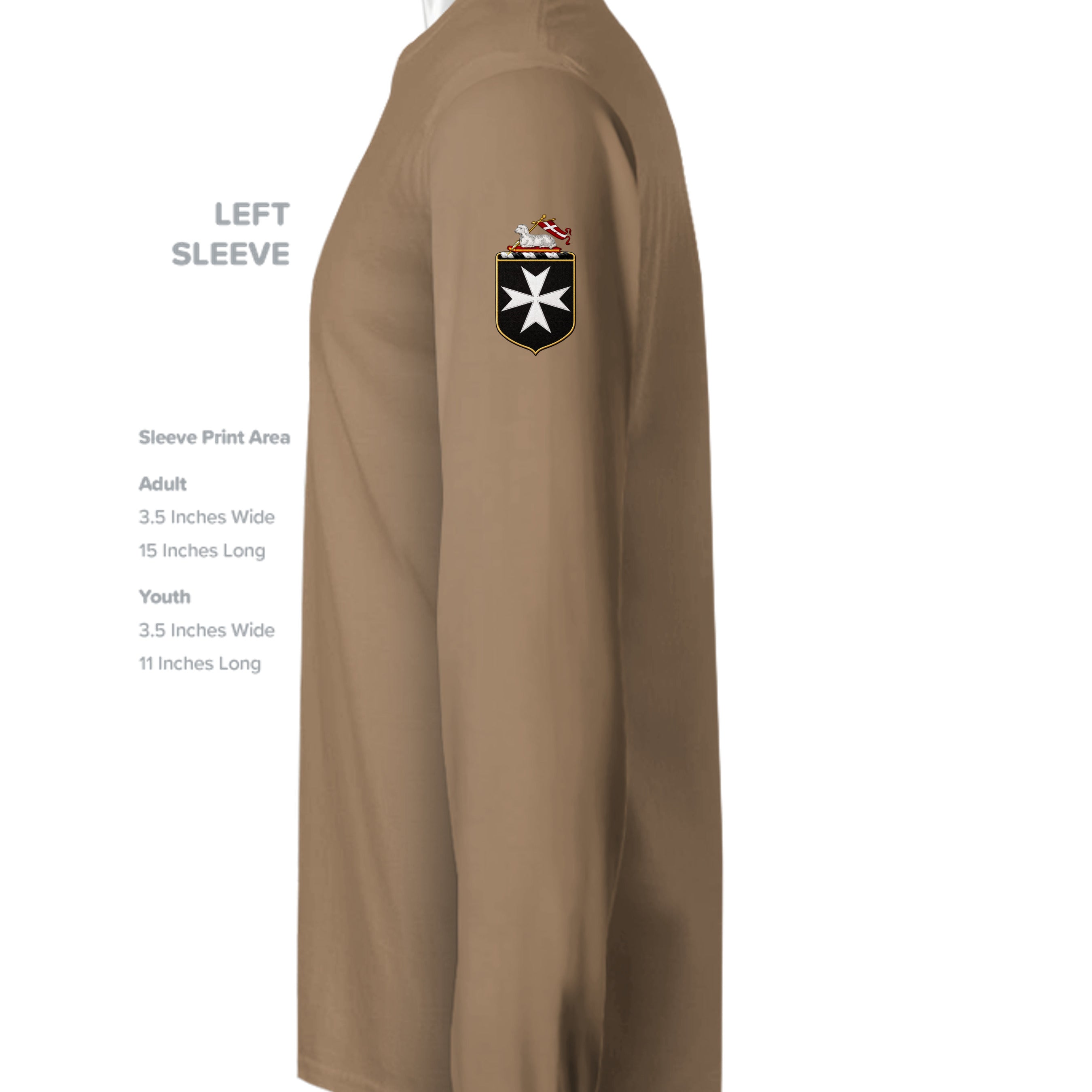 Woodland Brown - ST350LS - SLEEVE_LEFT