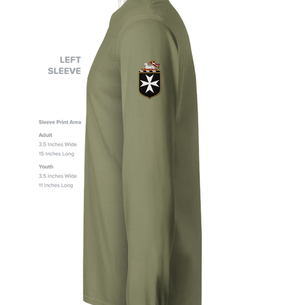 Olive Drab Green - ST350LS - SLEEVE_LEFT