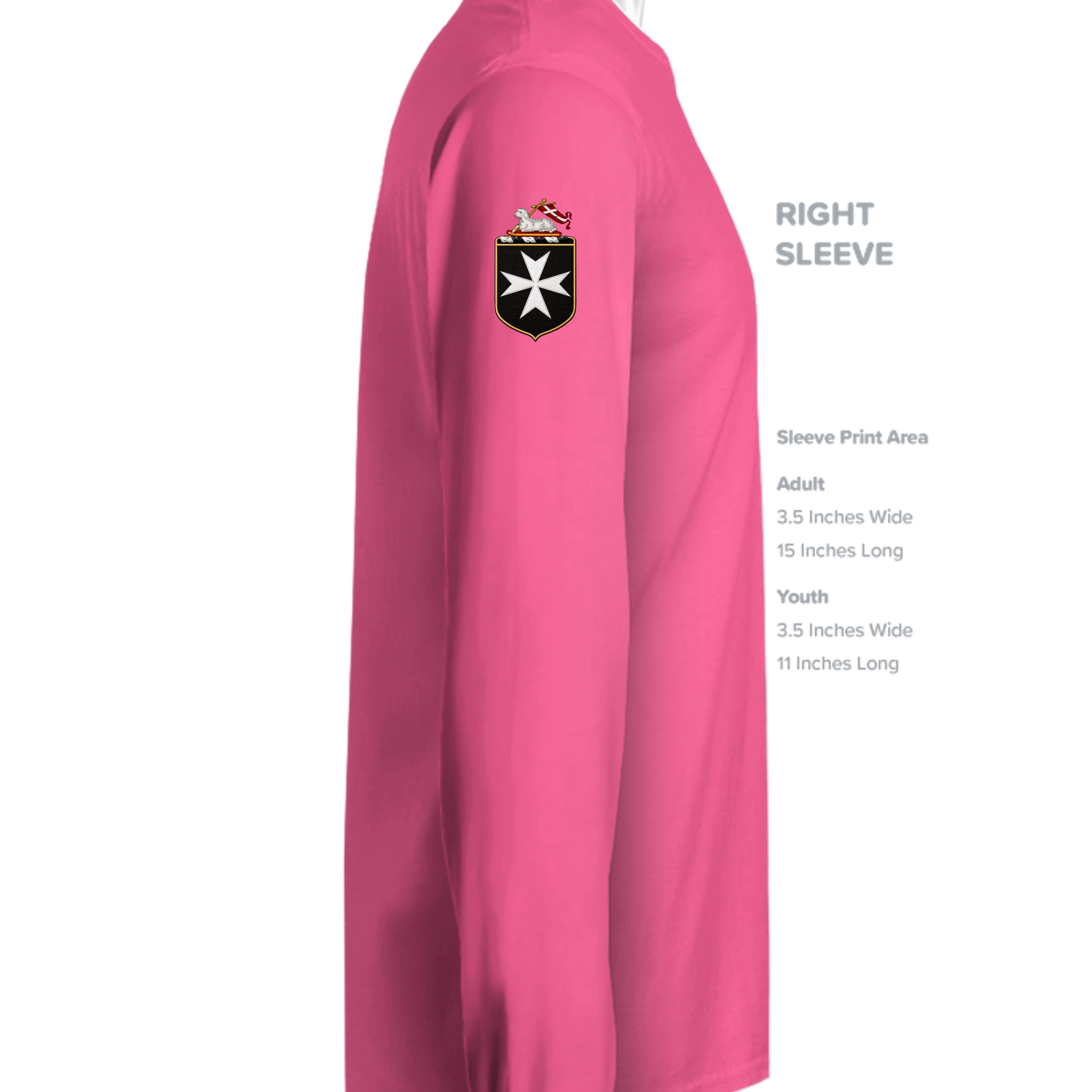 Neon Pink - ST350LS - SLEEVE_RIGHT