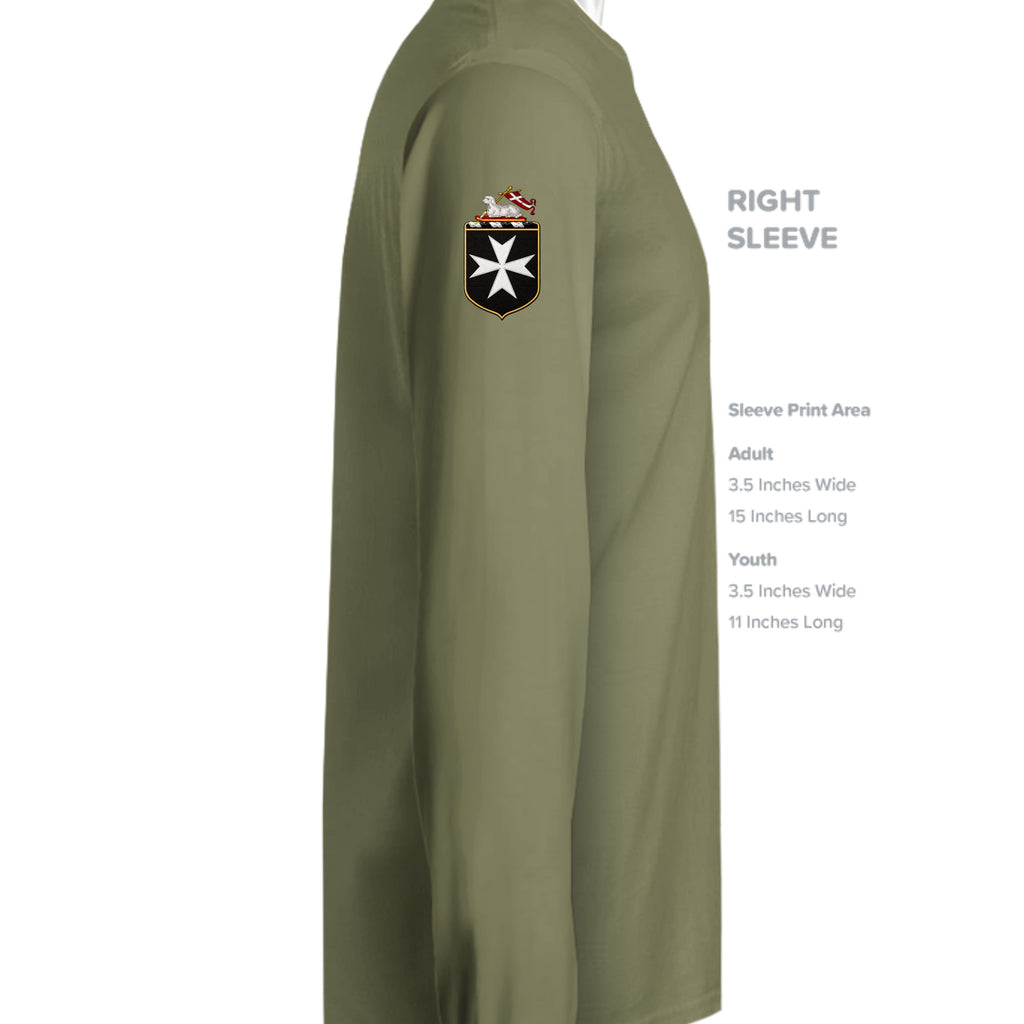 Olive Drab Green - ST350LS - SLEEVE_RIGHT