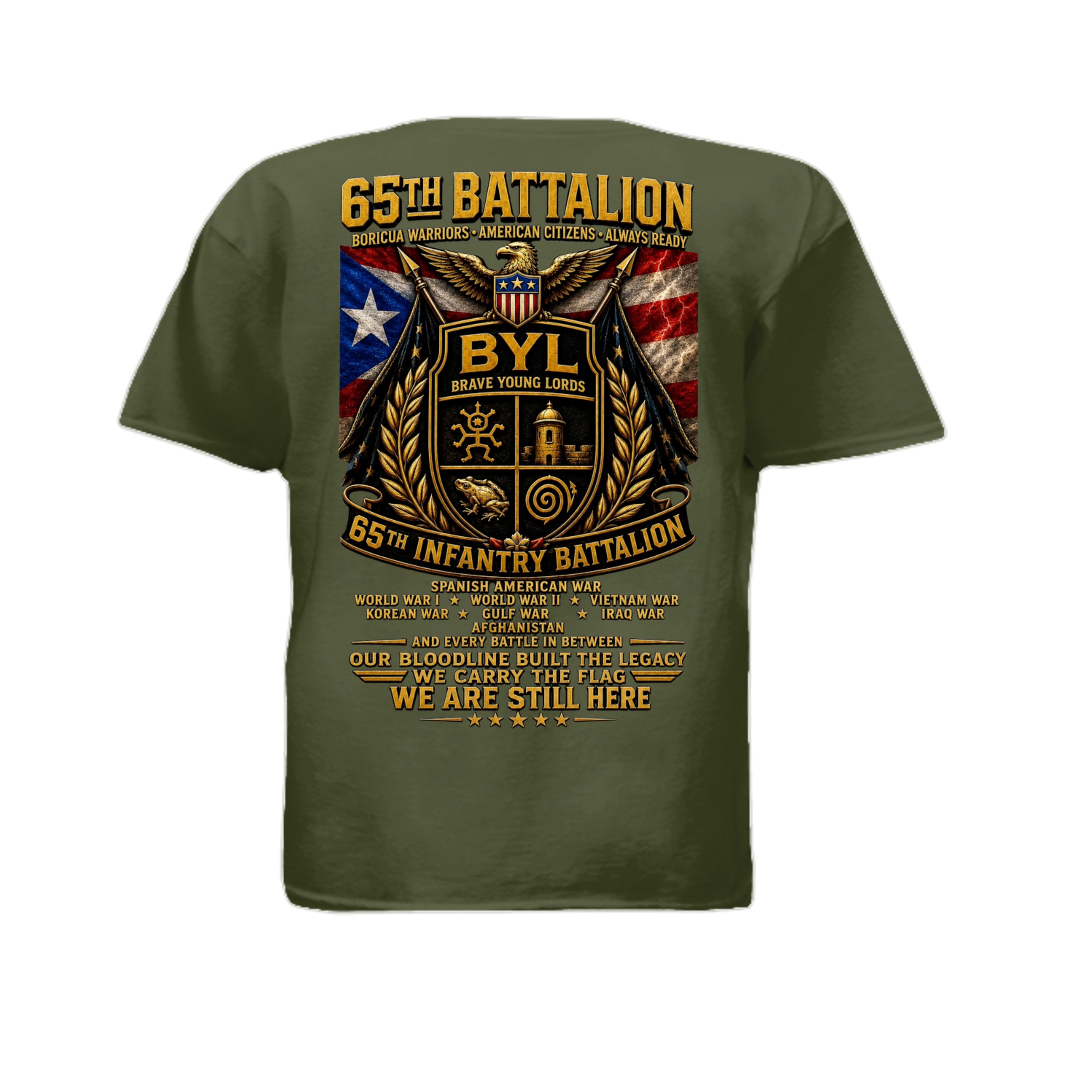 MILITARY GREEN - G500B - BACK