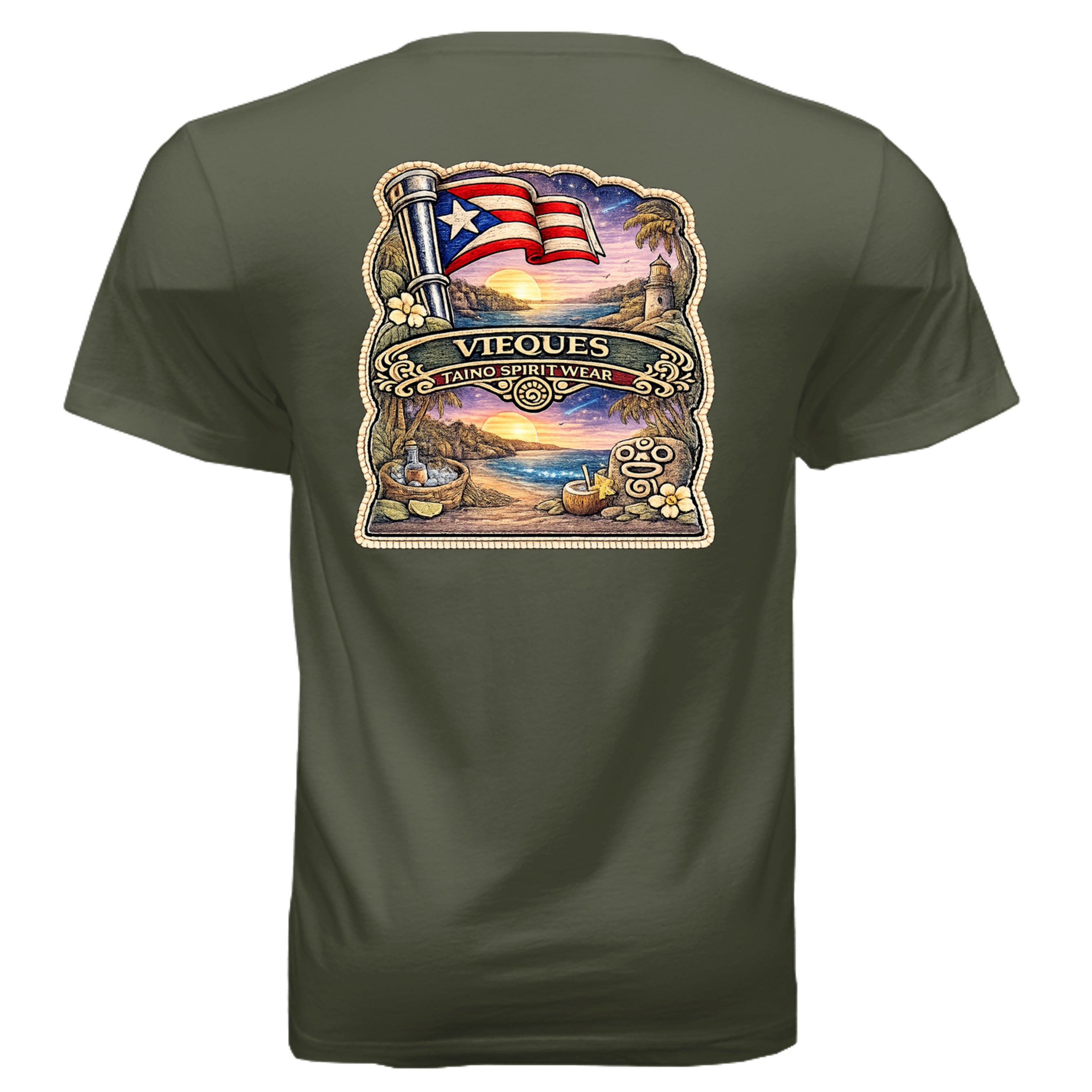 MILITARY GREEN - 3005 - BACK