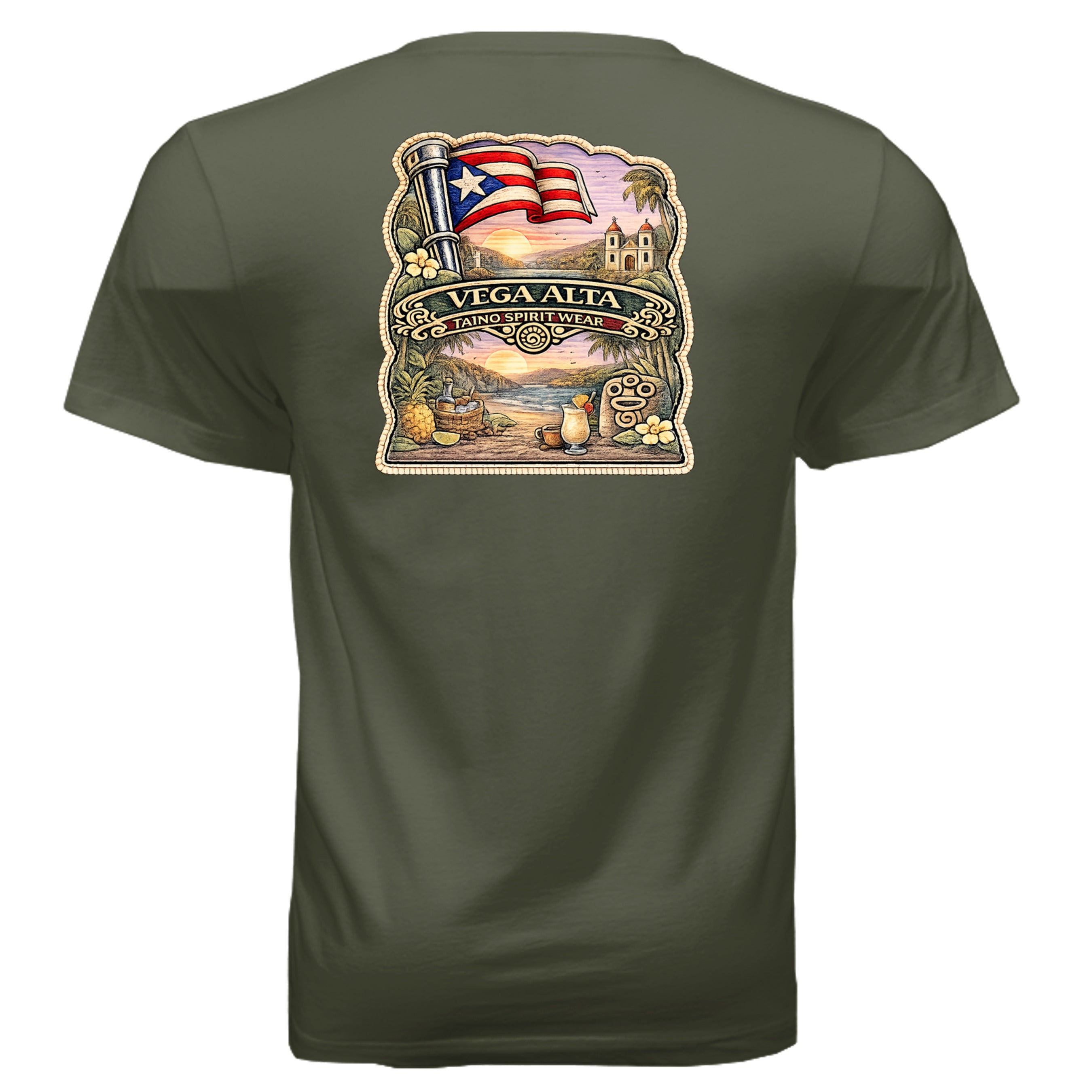 MILITARY GREEN - 3005 - BACK