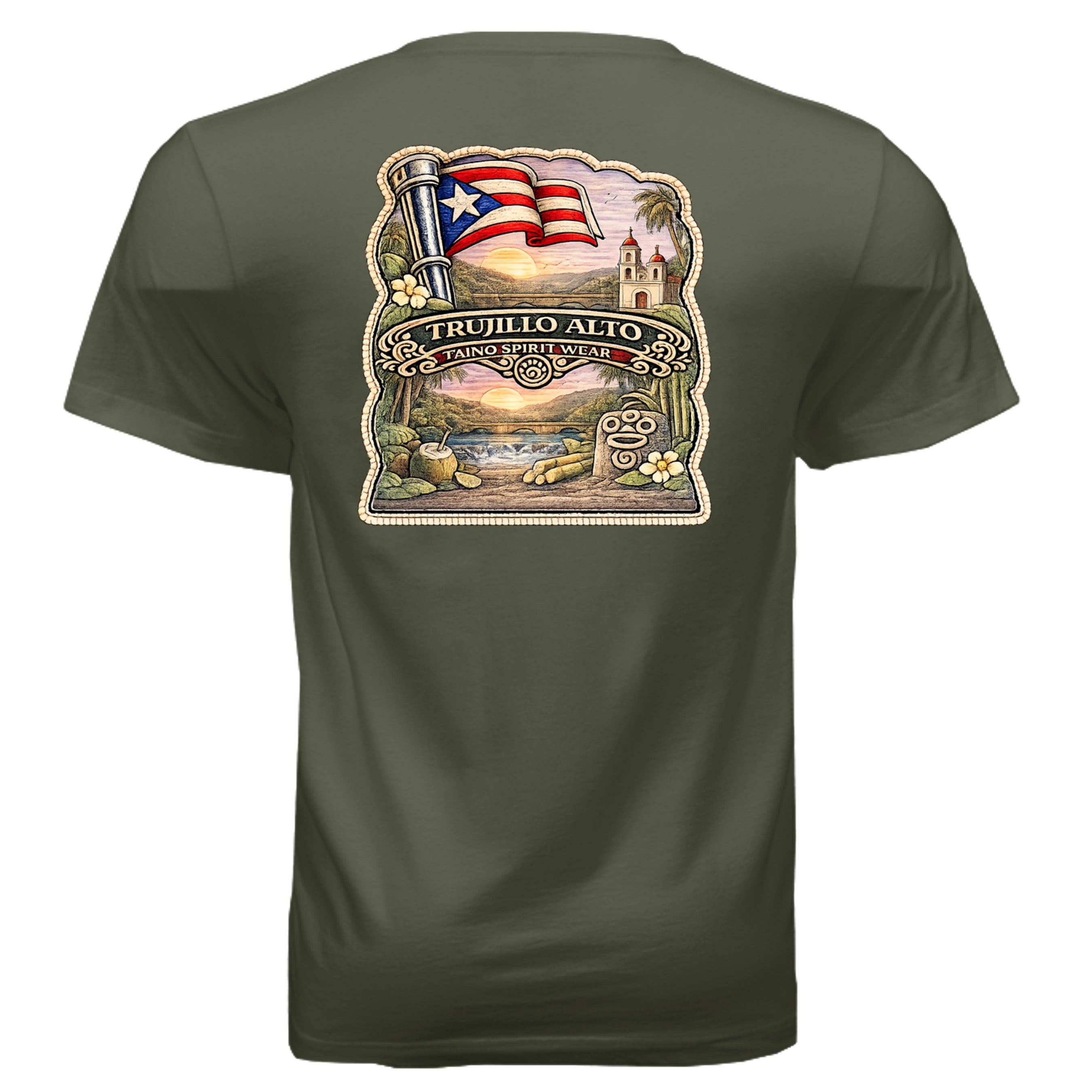 MILITARY GREEN - 3005 - BACK