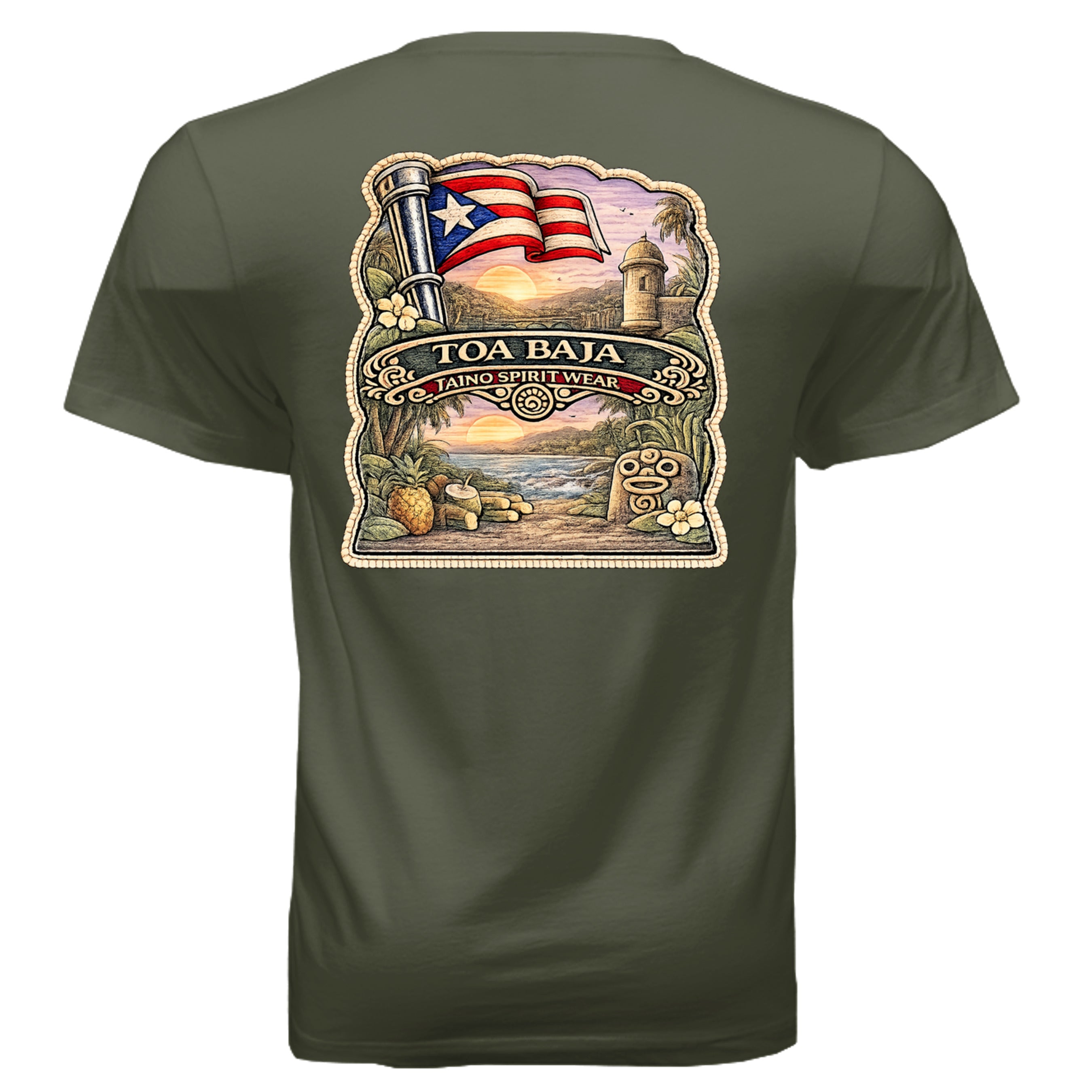 MILITARY GREEN - 3005 - BACK