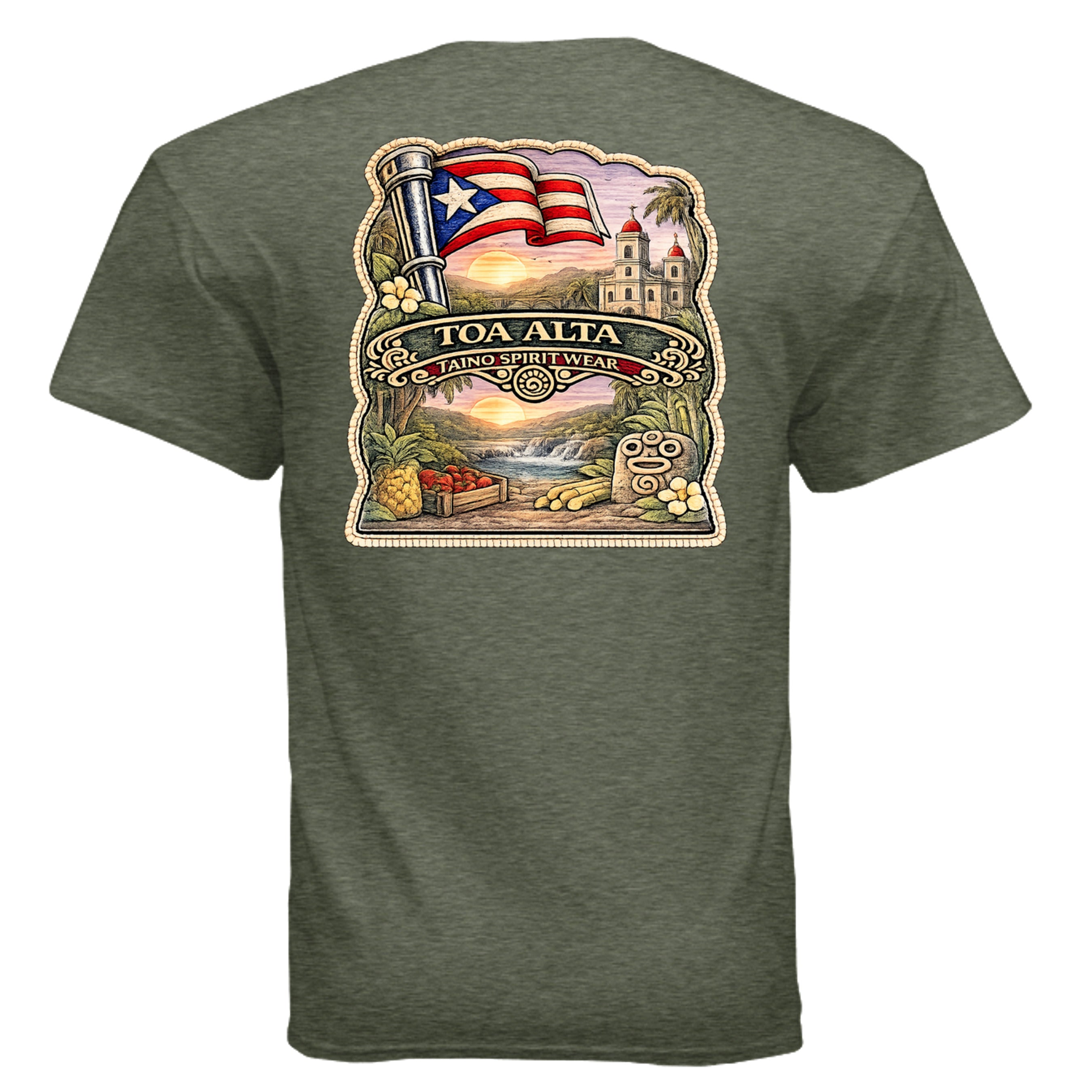 HEATHER MILITARY GREEN - G500 - BACK