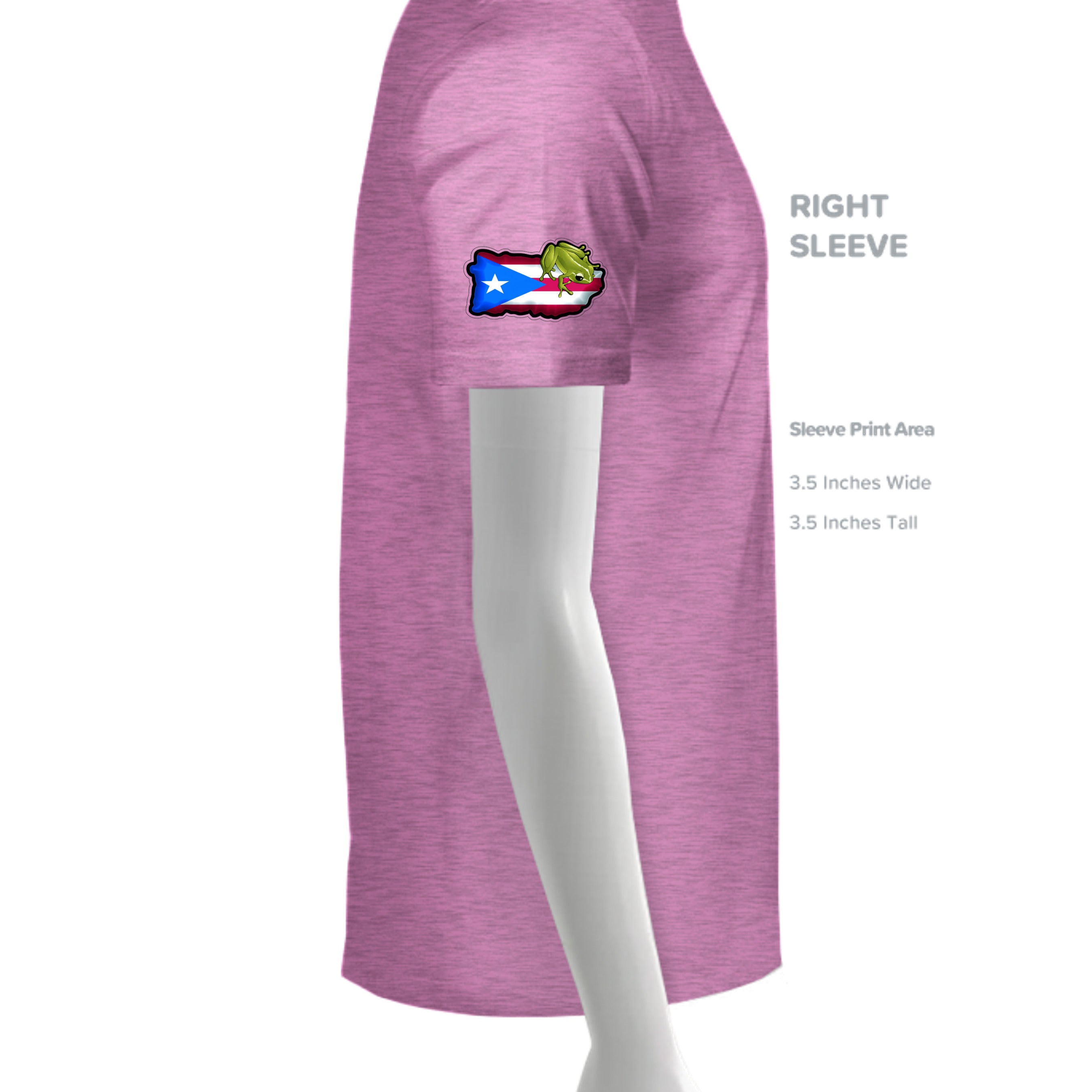 HEATHER RADIANT ORCHID - G500 - SLEEVE_RIGHT