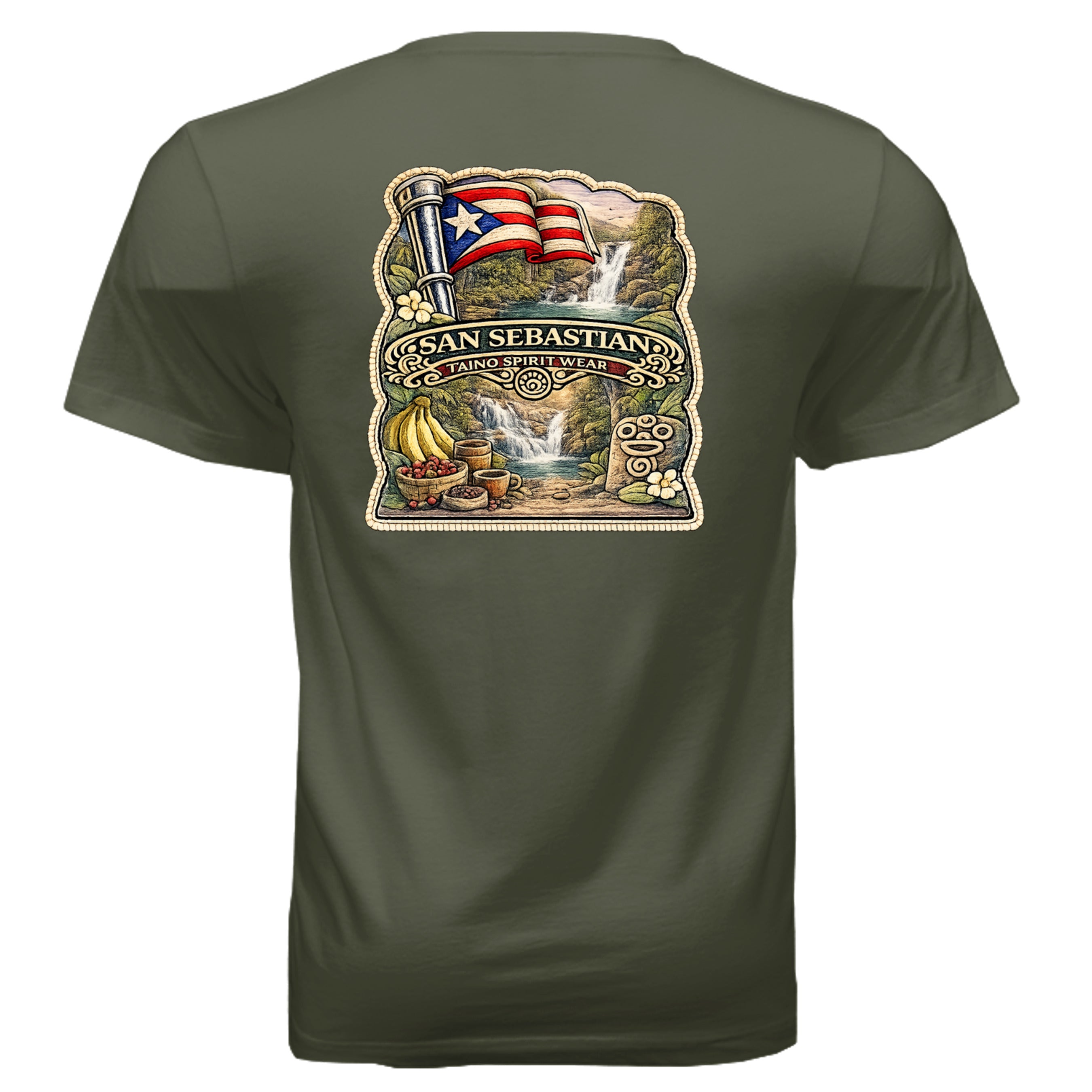 MILITARY GREEN - 3005 - BACK