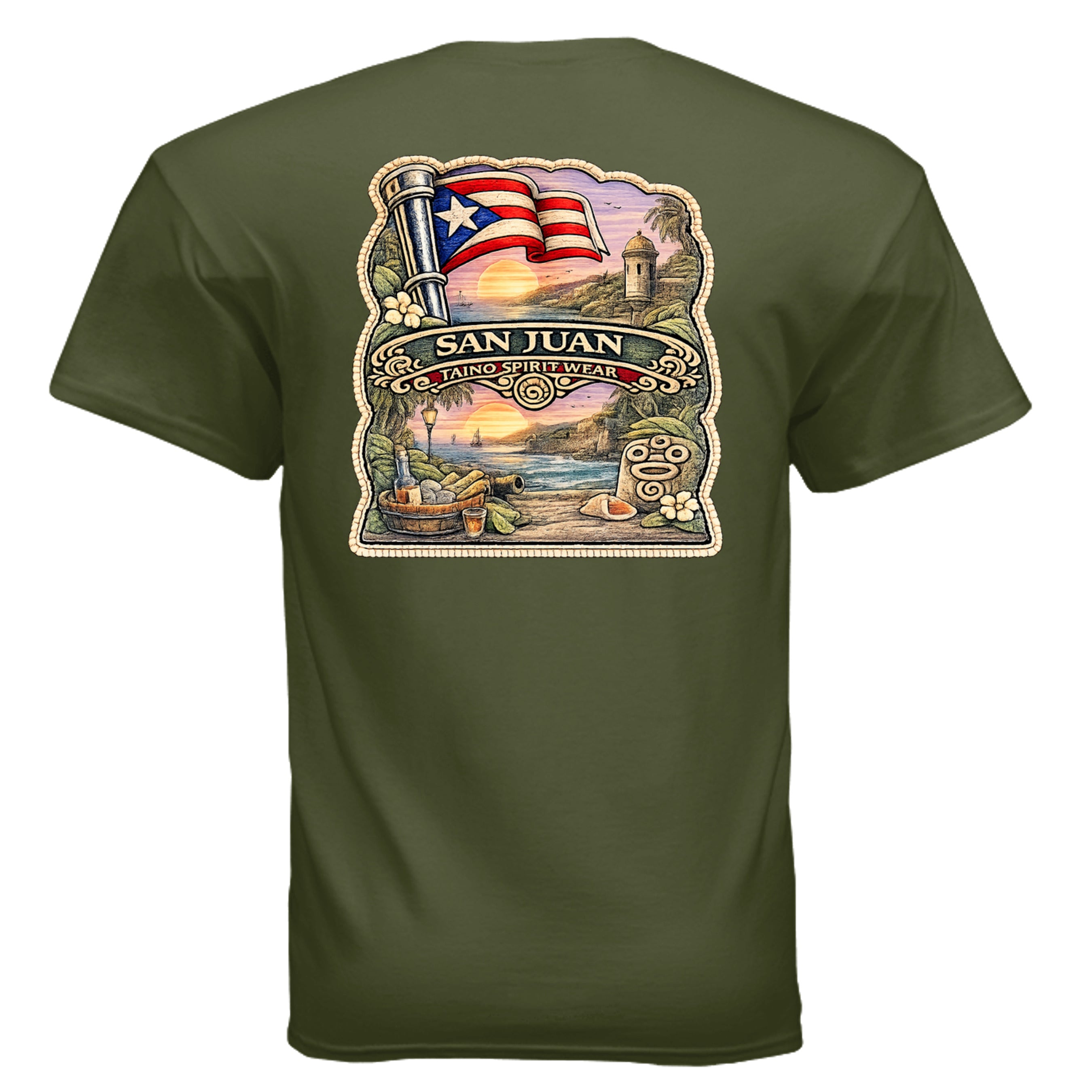 MILITARY GREEN - G500 - BACK