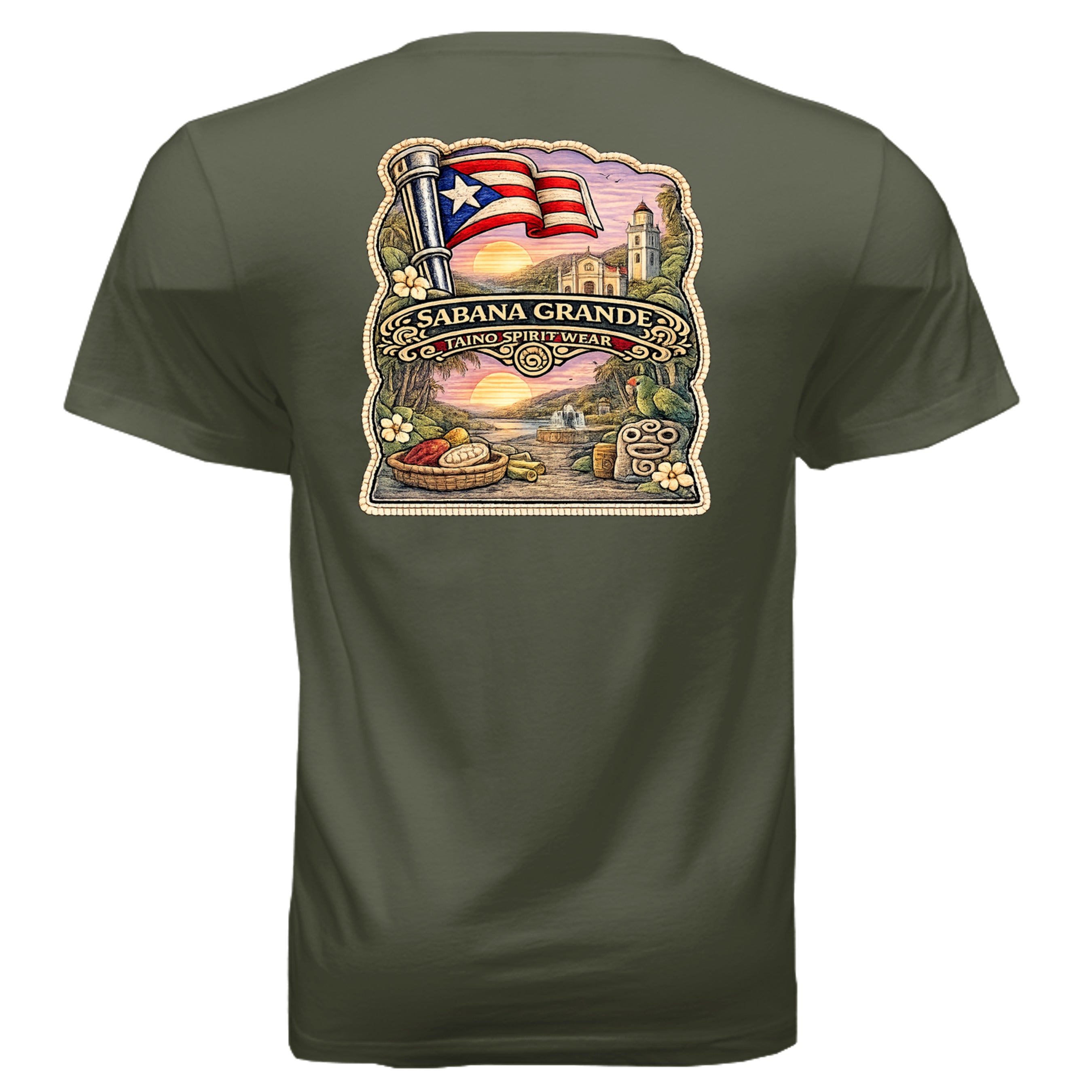 MILITARY GREEN - 3005 - BACK
