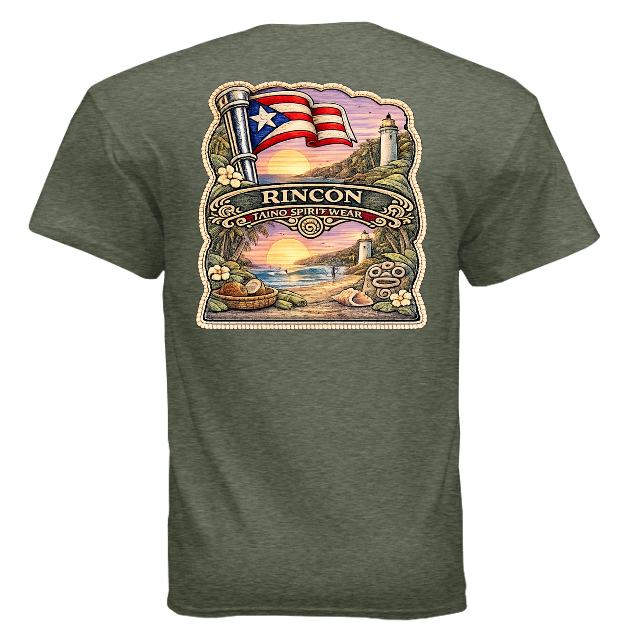 HEATHER MILITARY GREEN - G500 - BACK
